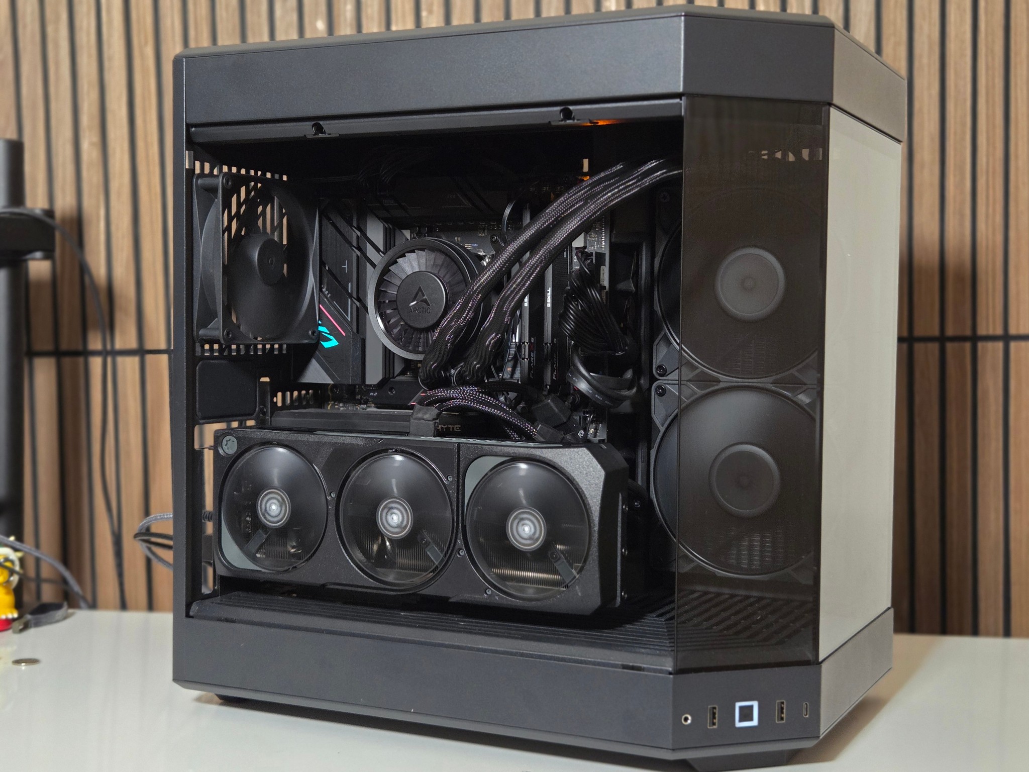 ALL Black V2 | RTX 5080| Ryzen 9 7900x | 32GB DDR5 | 1TB NVME | GOLD PSU | Windows 11 | WIFI