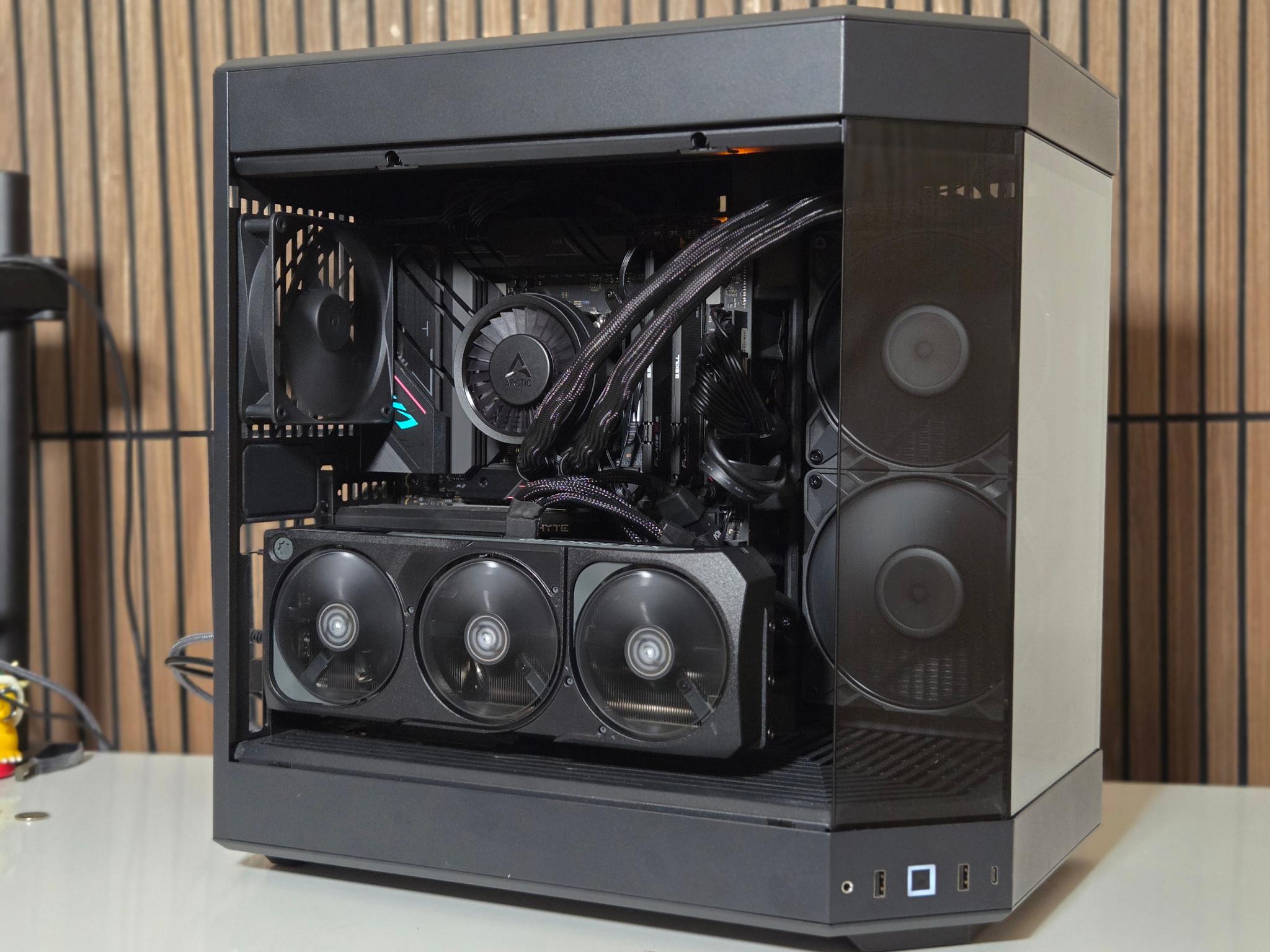 ALL Black V2 | RTX 5080| Ryzen 9 7900x | 32GB DDR5 | 1TB NVME | GOLD PSU | Windows 11 | WIFI