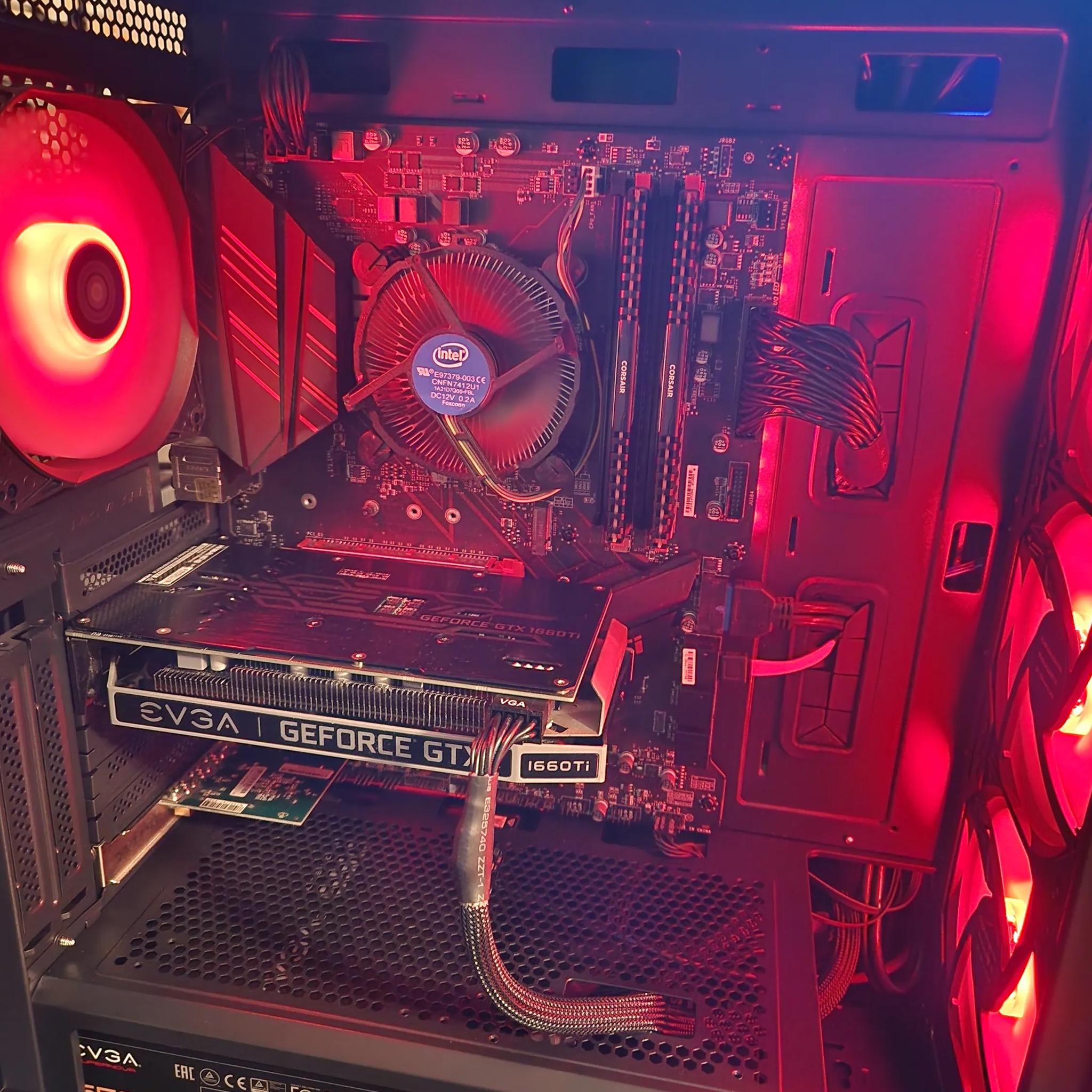 THE RED MONSTER IV GTX 1660TI/Intel I5-8600K