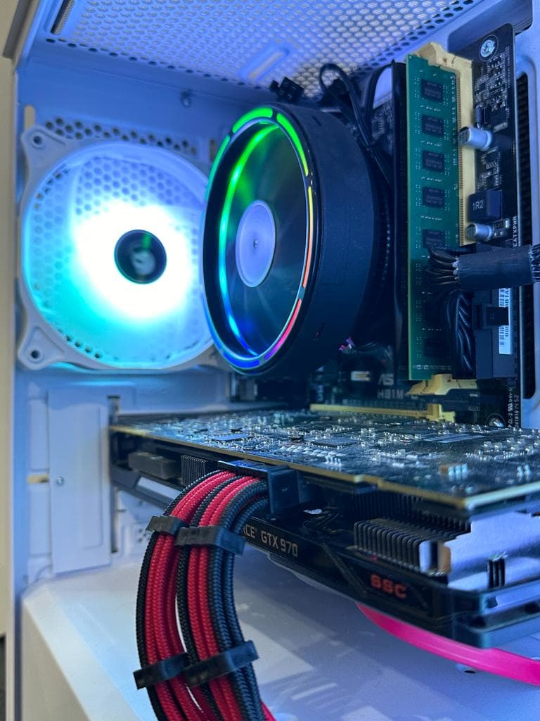 🧊Great Value🧊Intel i5/GTX 970, 16GB RAM, 250GB+1TB Storage, RGB Esports Budget Gaming PC