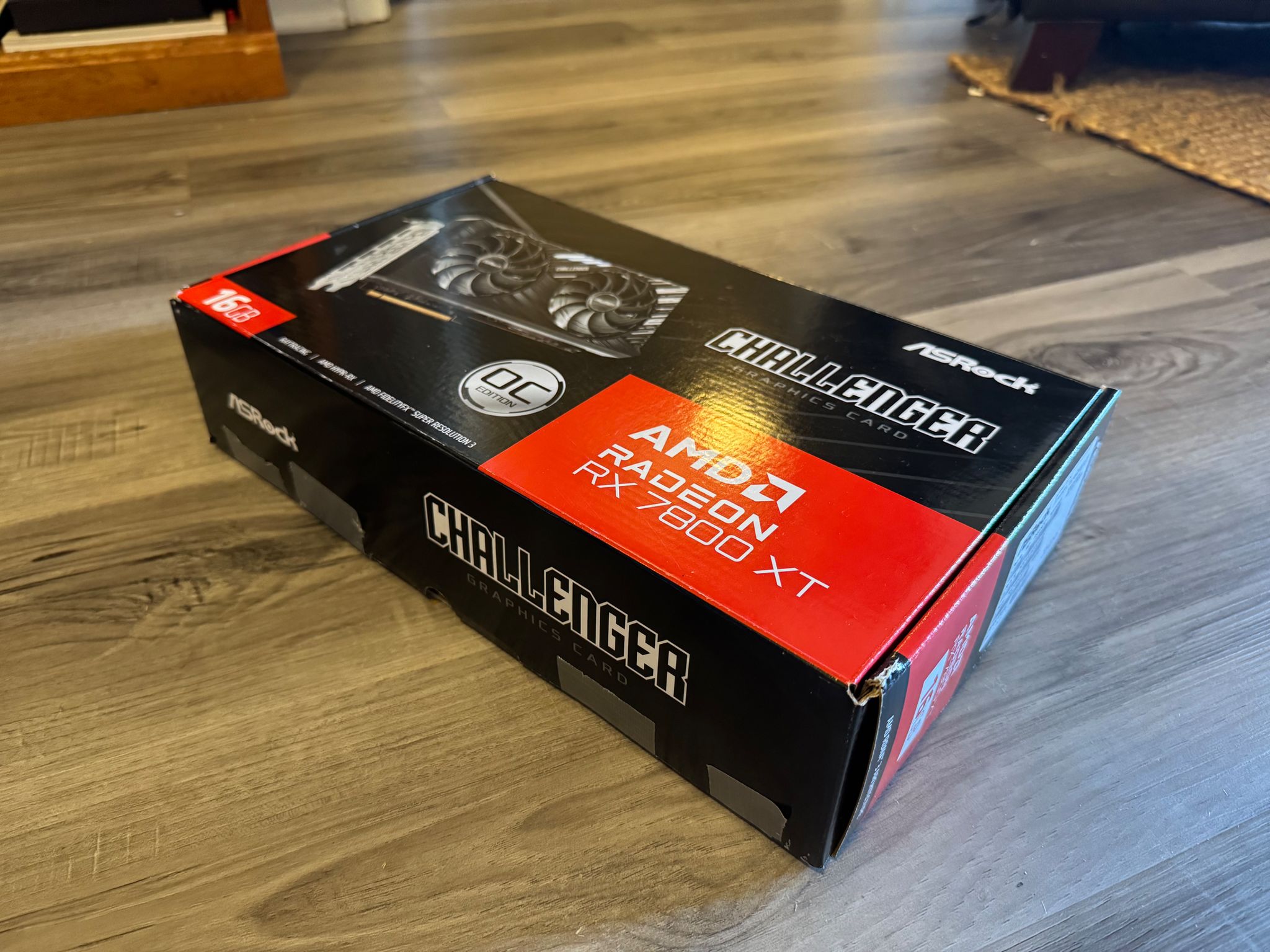 ASRock AMD Radeon 7800 XT Challenger OC Edition 16gb