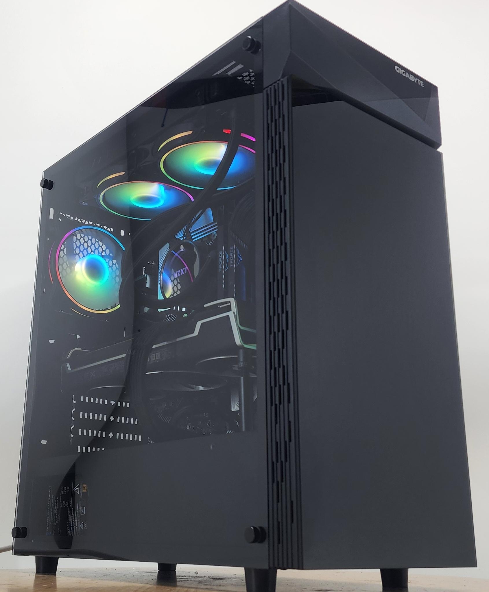 Gaming PC Ryzen 7 5700X 16GB RAM 500GB SSD RX 6750 XT 12GB Windows 11 Computer