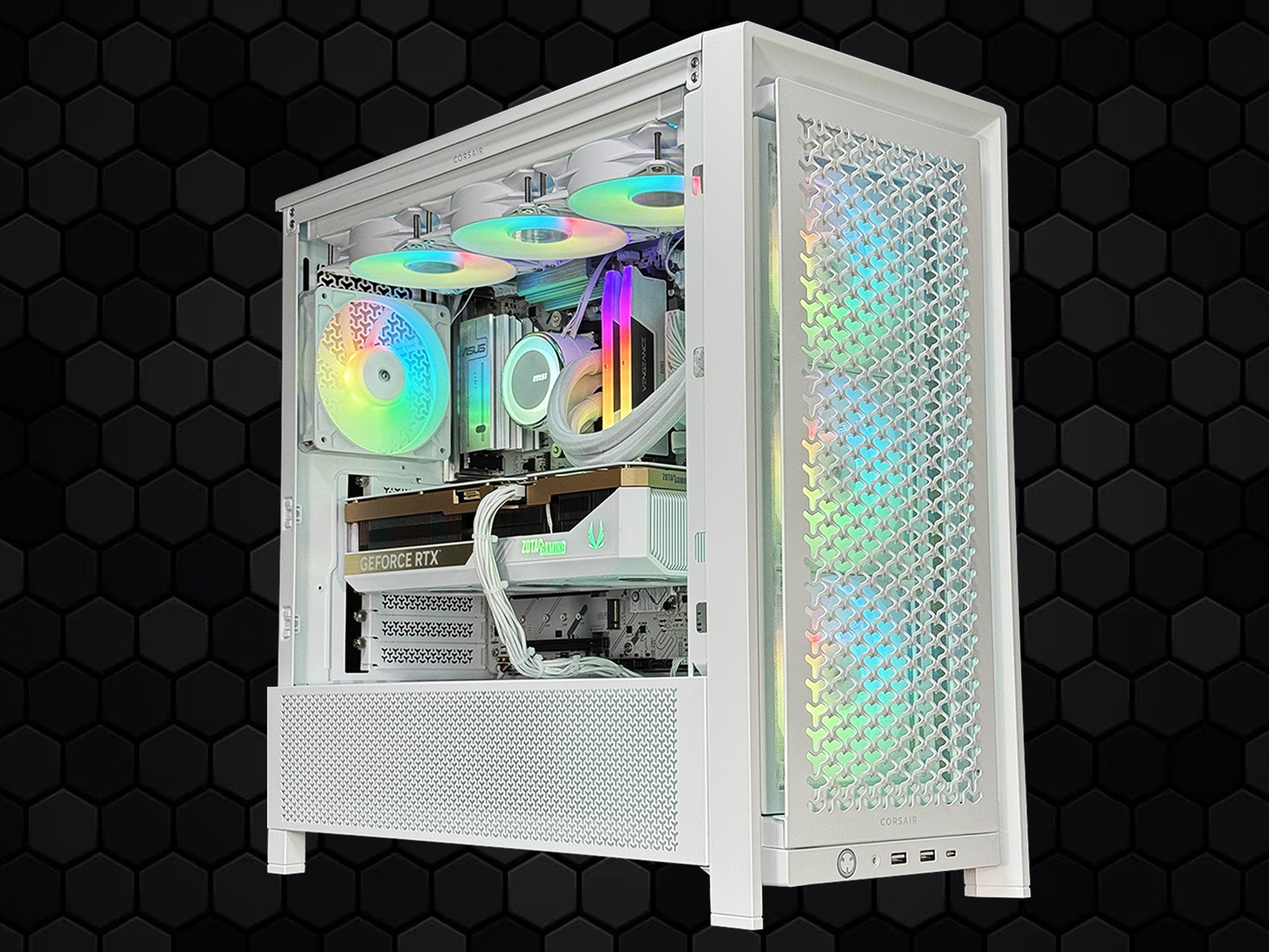Ryzen 7 9800X3D | RTX 5080 | 32GB DDR5 (6000 MT/s) | 2TB SSD | 850W Gold PSU | Lumen Ultra [White]