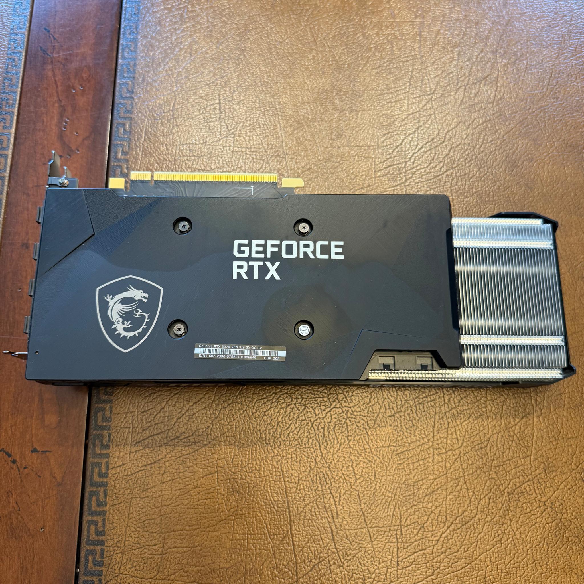 MSI GeForce RTX 3070 VENTUS 3X OC 8GB GDDR6 Graphics Card