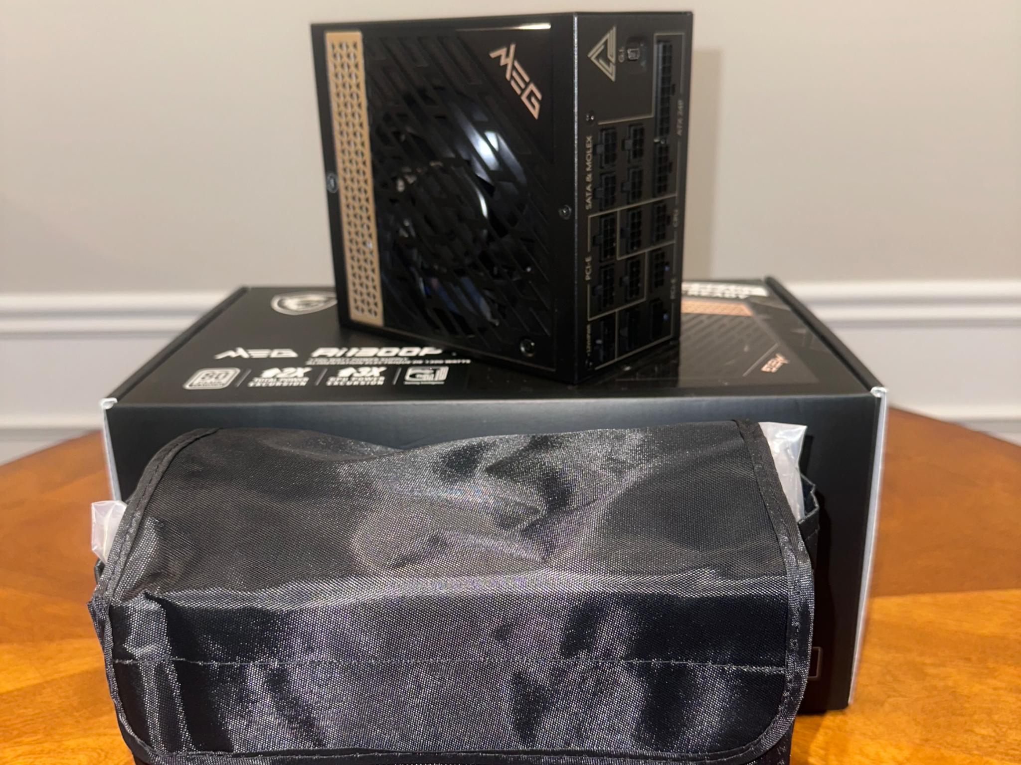 On Sale!🔥 Used MSI MEG Ai1300 1300W PCIE5 ATX 3.0 80 Plus Platinum PC Power Supply