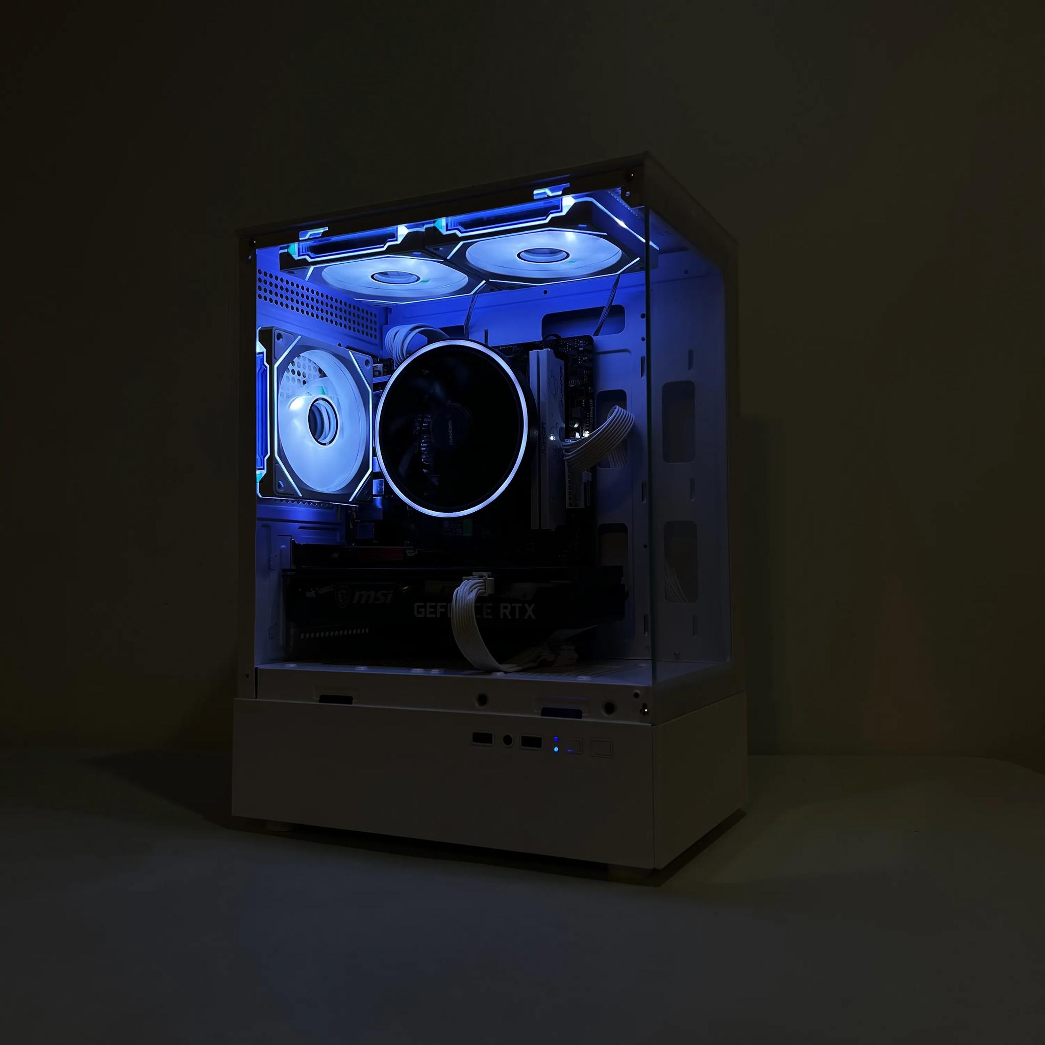 🔥SALE🔥 R5-5600|RTX 3060|32GB RAM|1TB M.2||WIFI|ARGB FANS|-DepxTech Pre-Built PC Value PCs