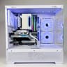 White & Silver Radeon RX 6600 XT Custom Gaming PC - Ryzen 5 5600X, 16GB RAM, 1TB NVMe SSD