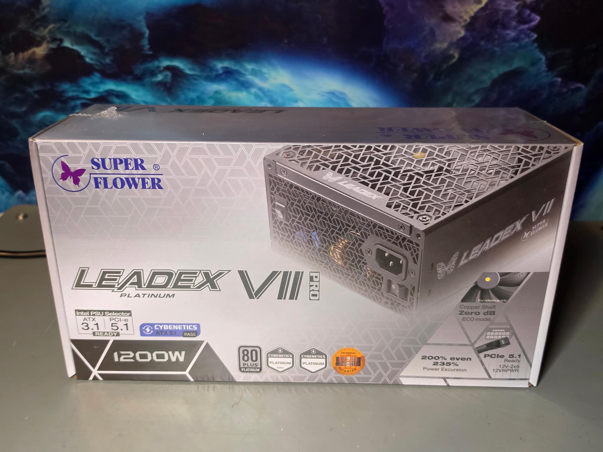 Super Flower Leadex VII Platinum PRO 1200W ATX Modular White PSU SF-1200F14XP