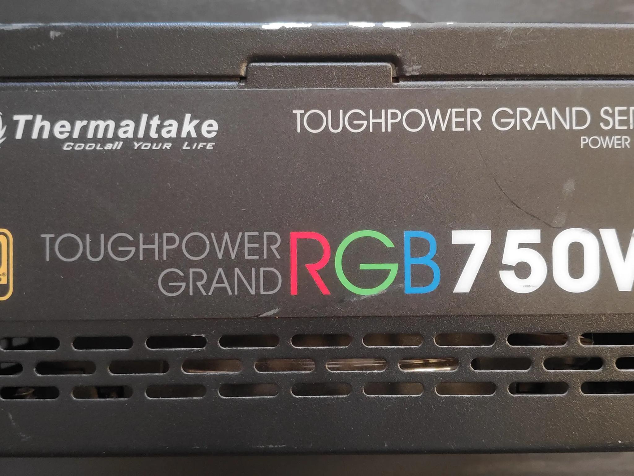 Thermaltake Toughpower Grand RGB 750W, Fully Modular 80 Plus Gold Power Supply