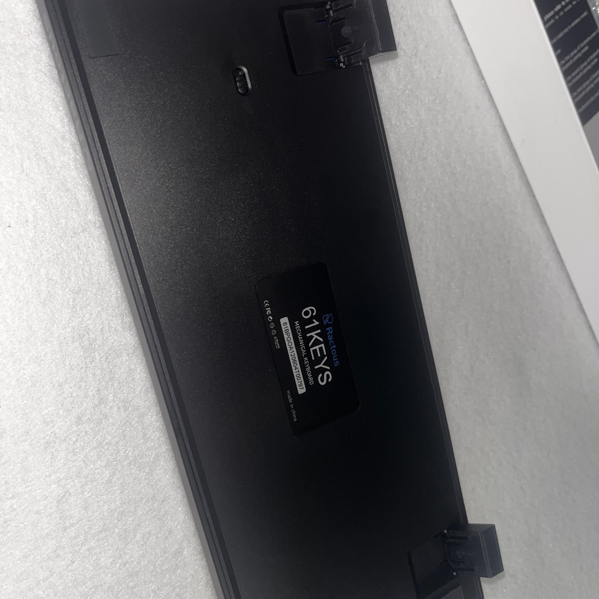 Ractous Design RGB Keyboard  Hot Swappable.  Gateron Optical Brown Switches. Bluetooth/Wired.