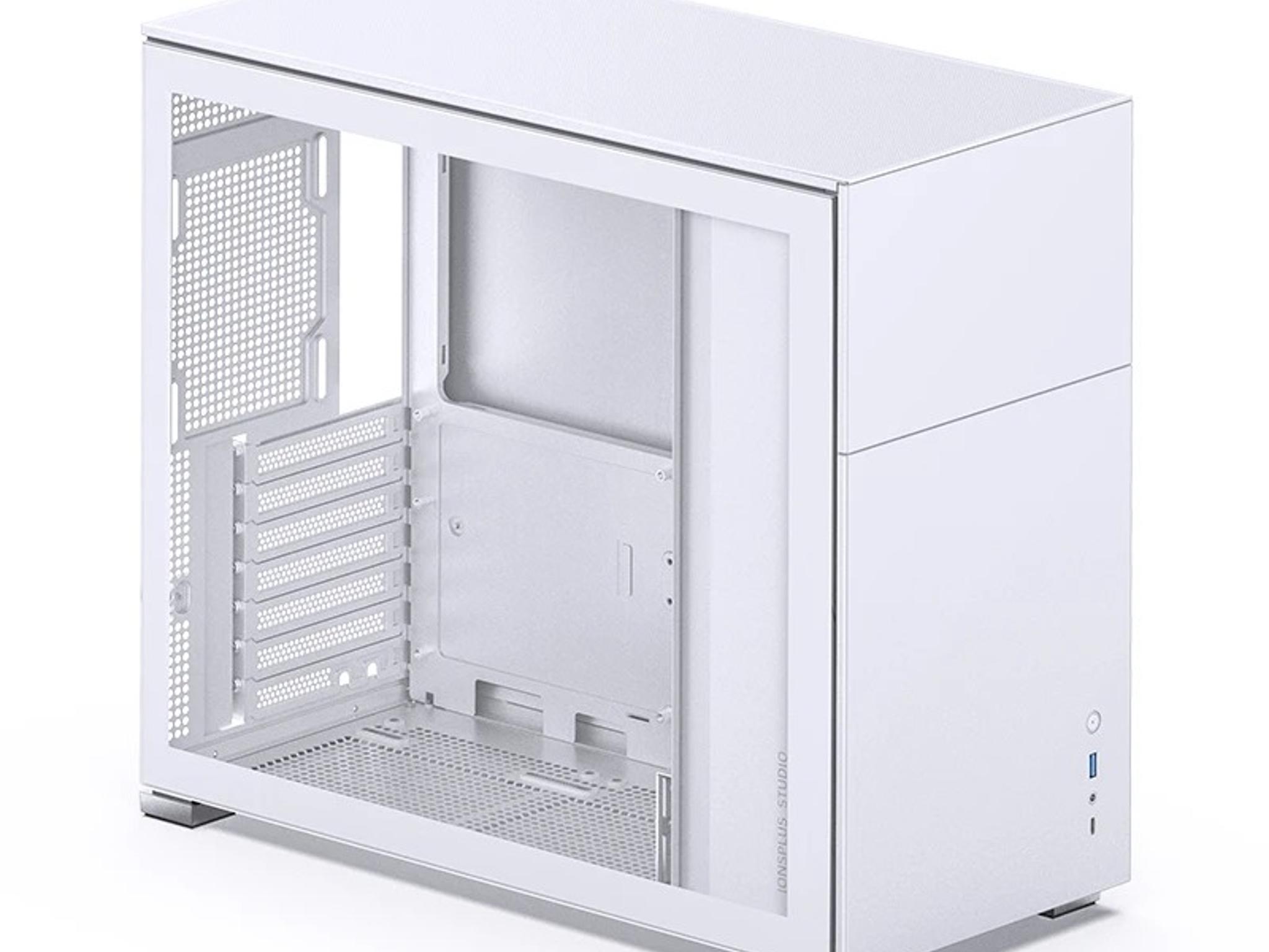 JONSBO D41 STD White ATX Mid Tower Case Tempered Glass - New (OEM)