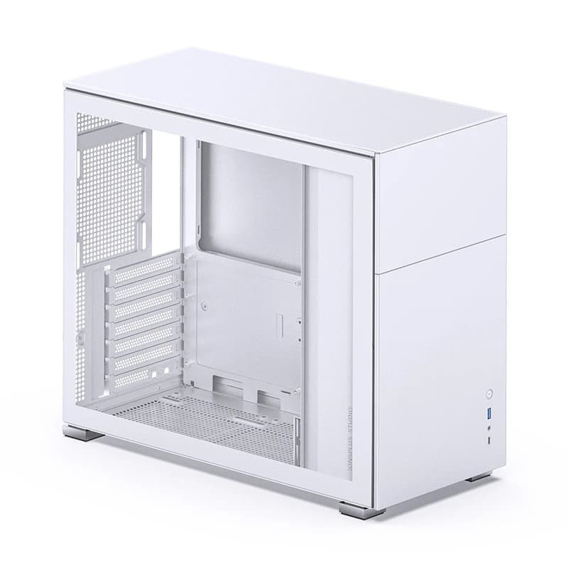 JONSBO D41 STD White ATX Mid Tower Case Tempered Glass - New (OEM)