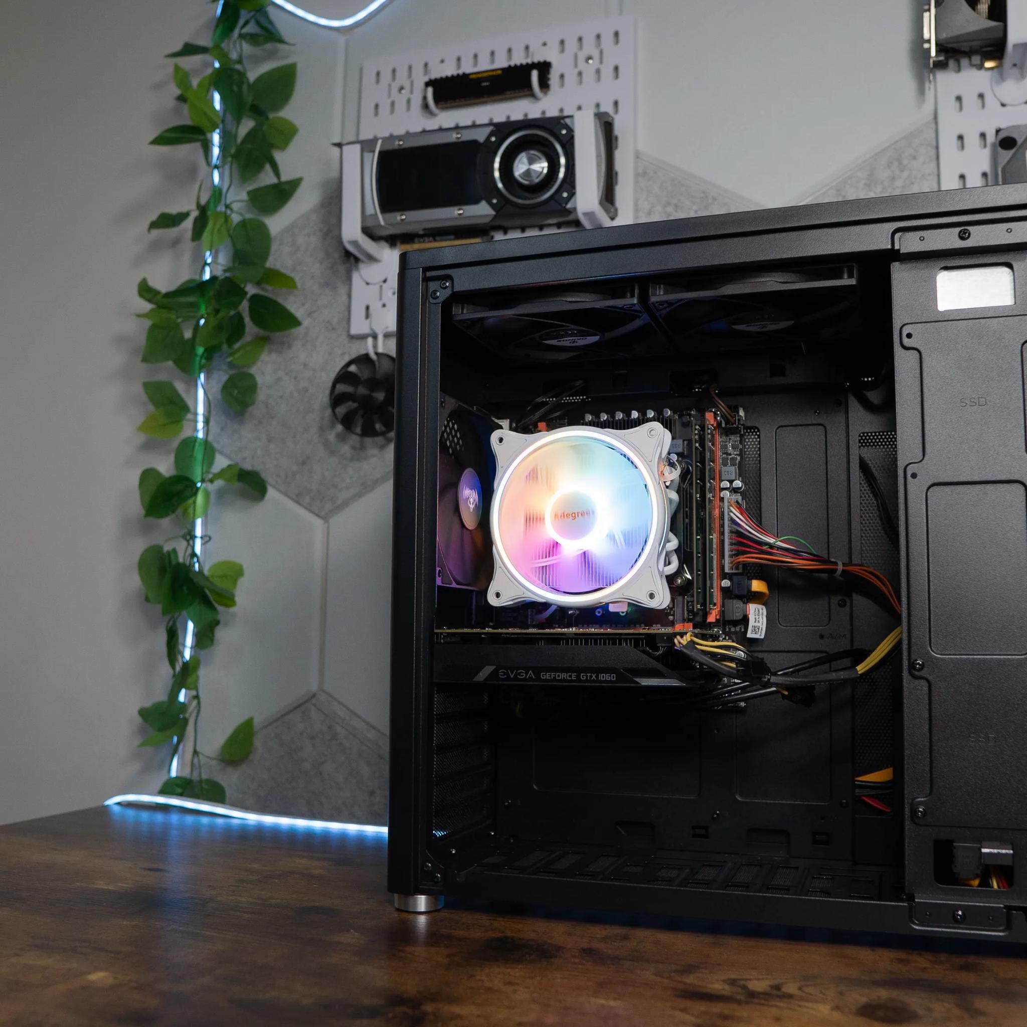 🍬🎮 BUDGET - BO6 Ready GAMING PC 🍬🎮 EVGA GTX 1060 6GB | INTEL Xeon E5-2630 V4 | 32GB DDR4 RAM | 1TB