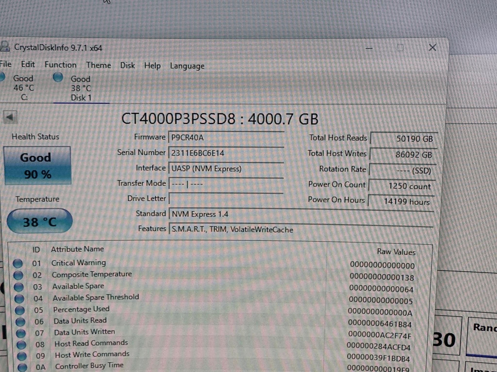 Crucial P3 Plus M.2 SSD 4TB Storage