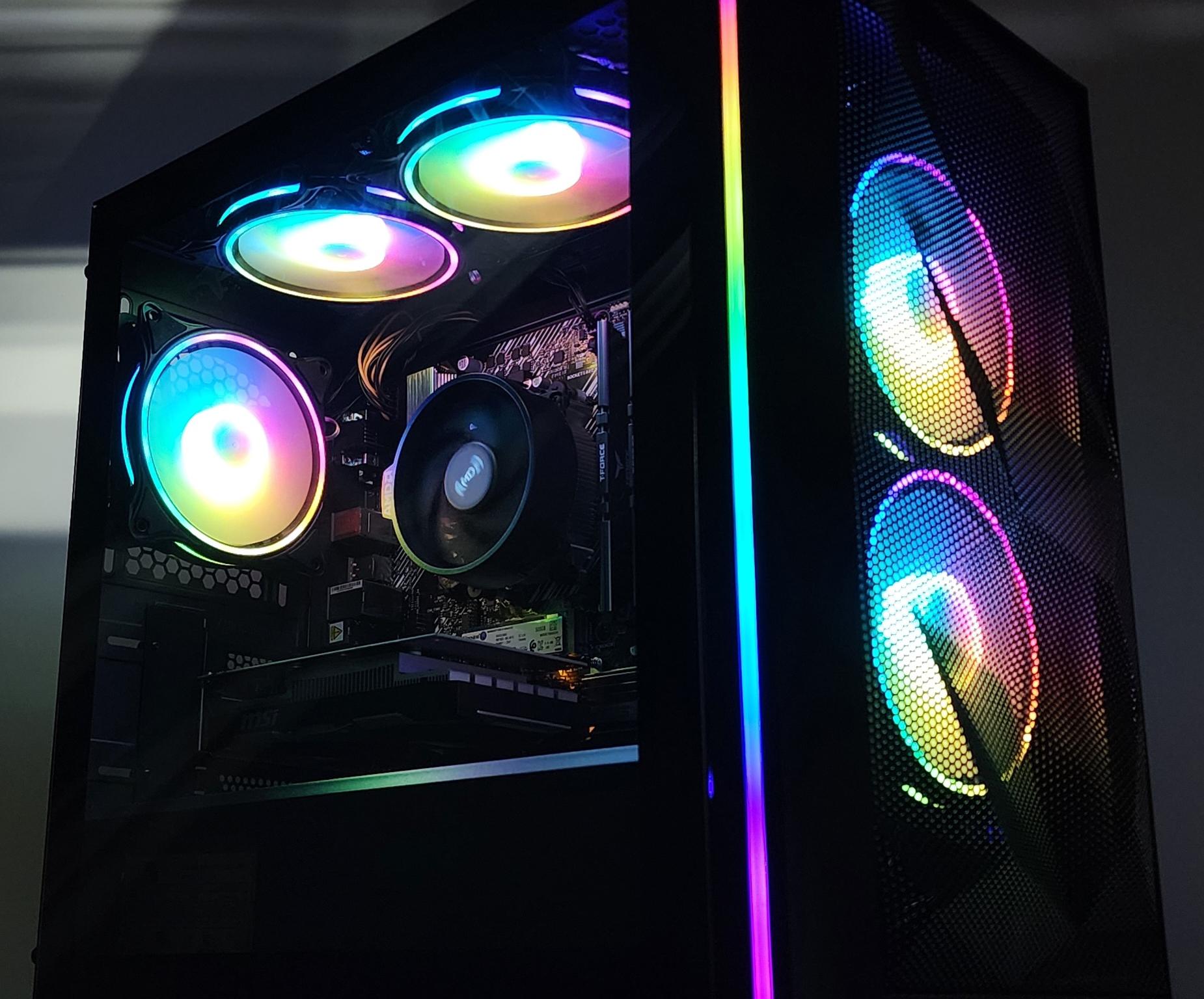 Gaming PC Ryzen 3 4100 16GB RAM 500GB SSD GTX 1650 4GB Windows 11 Computer