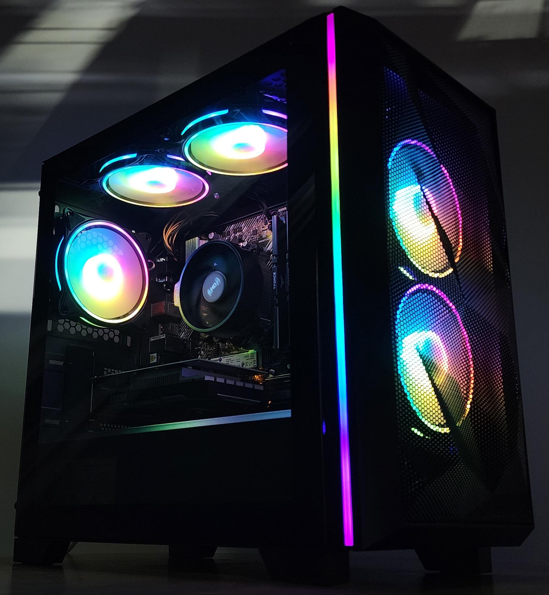 Gaming PC Ryzen 3 4100 16GB RAM 500GB SSD GTX 1650 4GB Windows 11 Computer