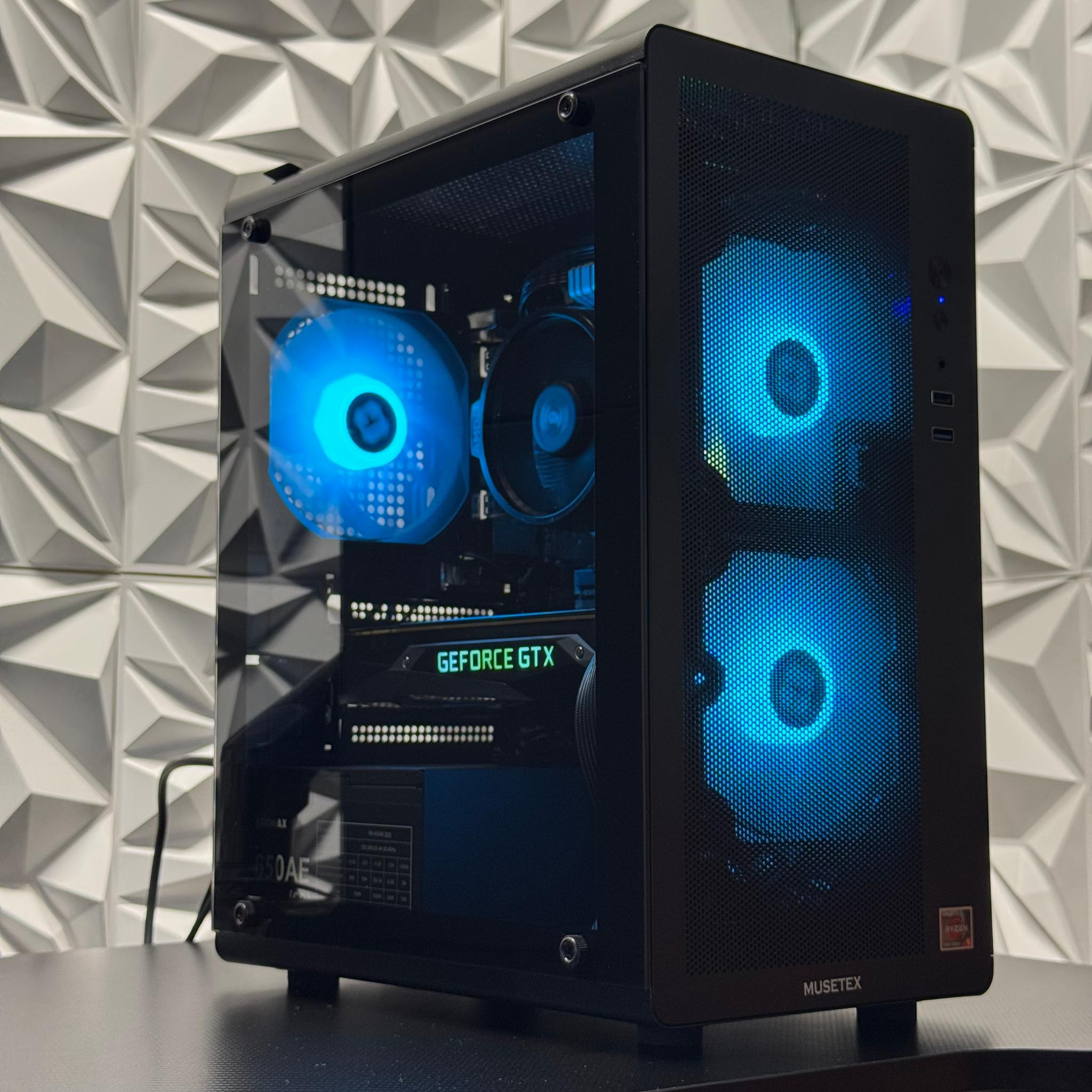 Gtx 1080, Ryzen 5 5500, 16GB ram, 500GB Samsung ssd, 650w psu, arc raiders, fortnite, R6, BF6