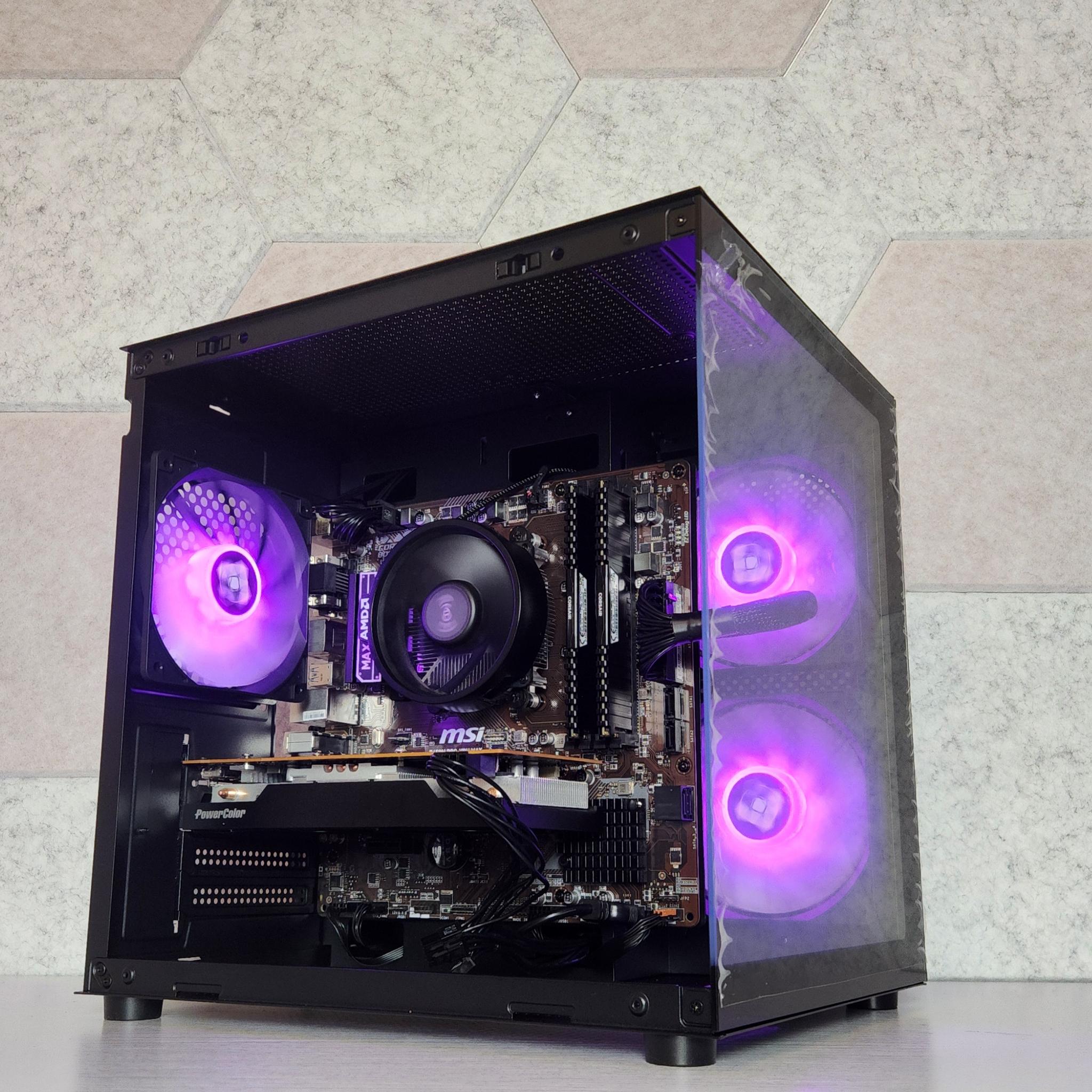 🔴⚫AMD Gaming PC | RX 6600 8GB | Ryzen 5 3600 | 16GB RAM | 1TB NVMe SSD | FREE SHIPPING | WIFI/BT