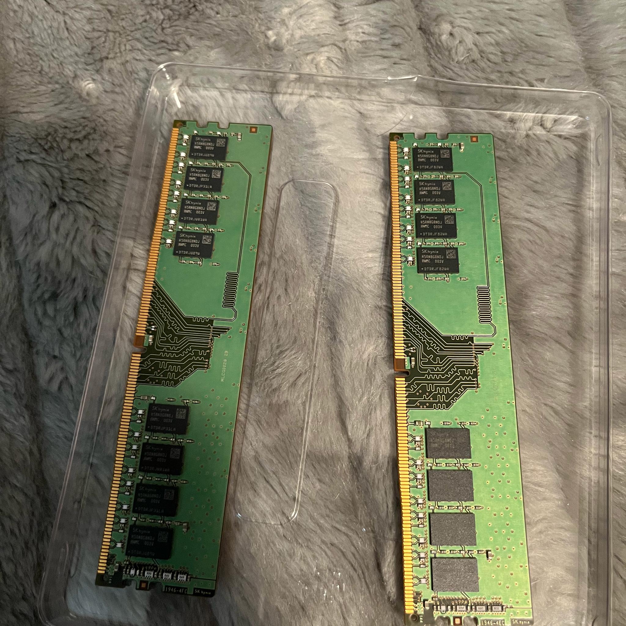 16GB (2x8GB) DDR4 3200MHz Desktop RAM – SK hynix + Micron