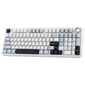 AULA F99 PRO (BRAND NEW) Blue White, Wireless Mechanical 95% LEOBOG Nimbus Switches w/ Knob