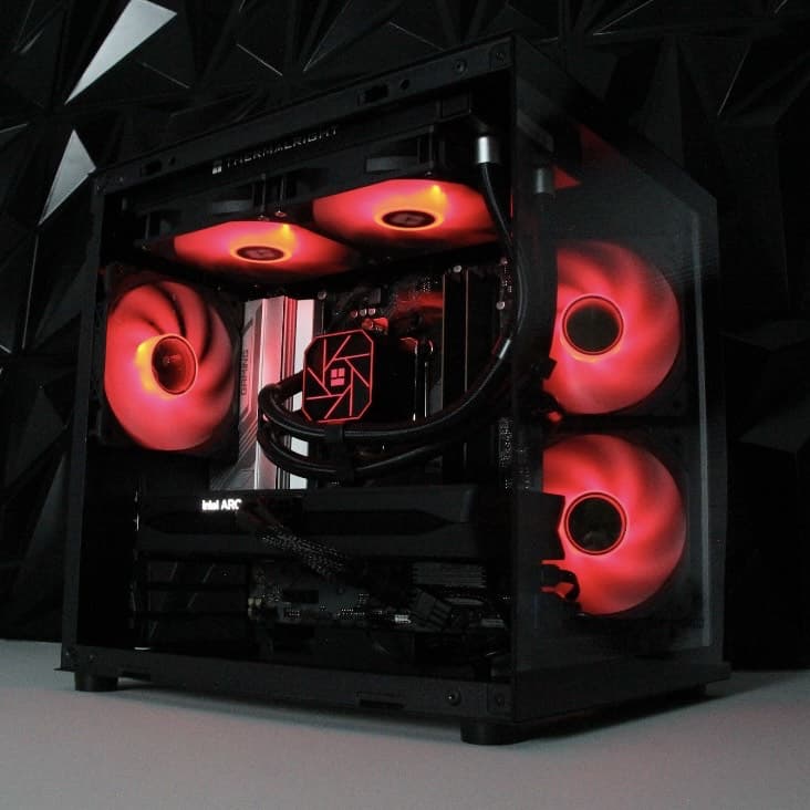 ALL NEW PARTS RYZEN 5 7600X INTEL ARC B580 CLEAN RGB GAMING PC