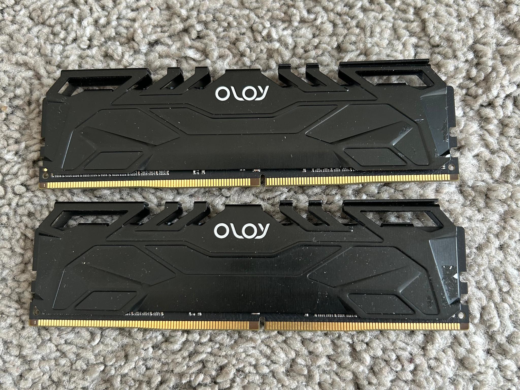OLOy DDR4 RAM 32GB (2x16GB) Black Owl 3600 MHz CL18