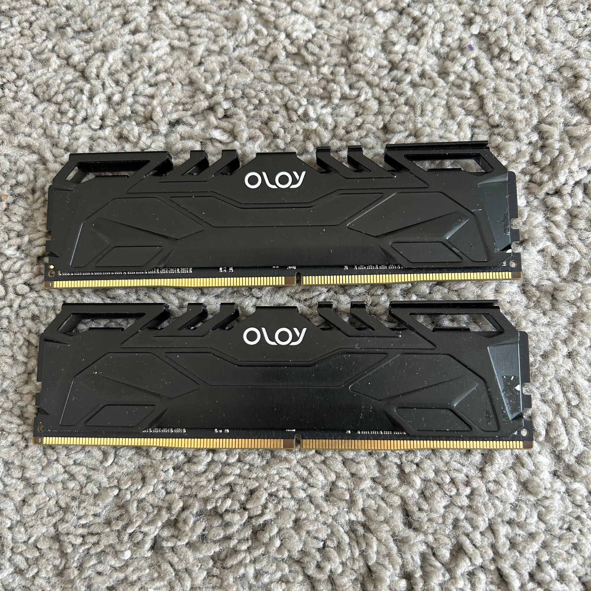 OLOy DDR4 RAM 32GB (2x16GB) Black Owl 3600 MHz CL18