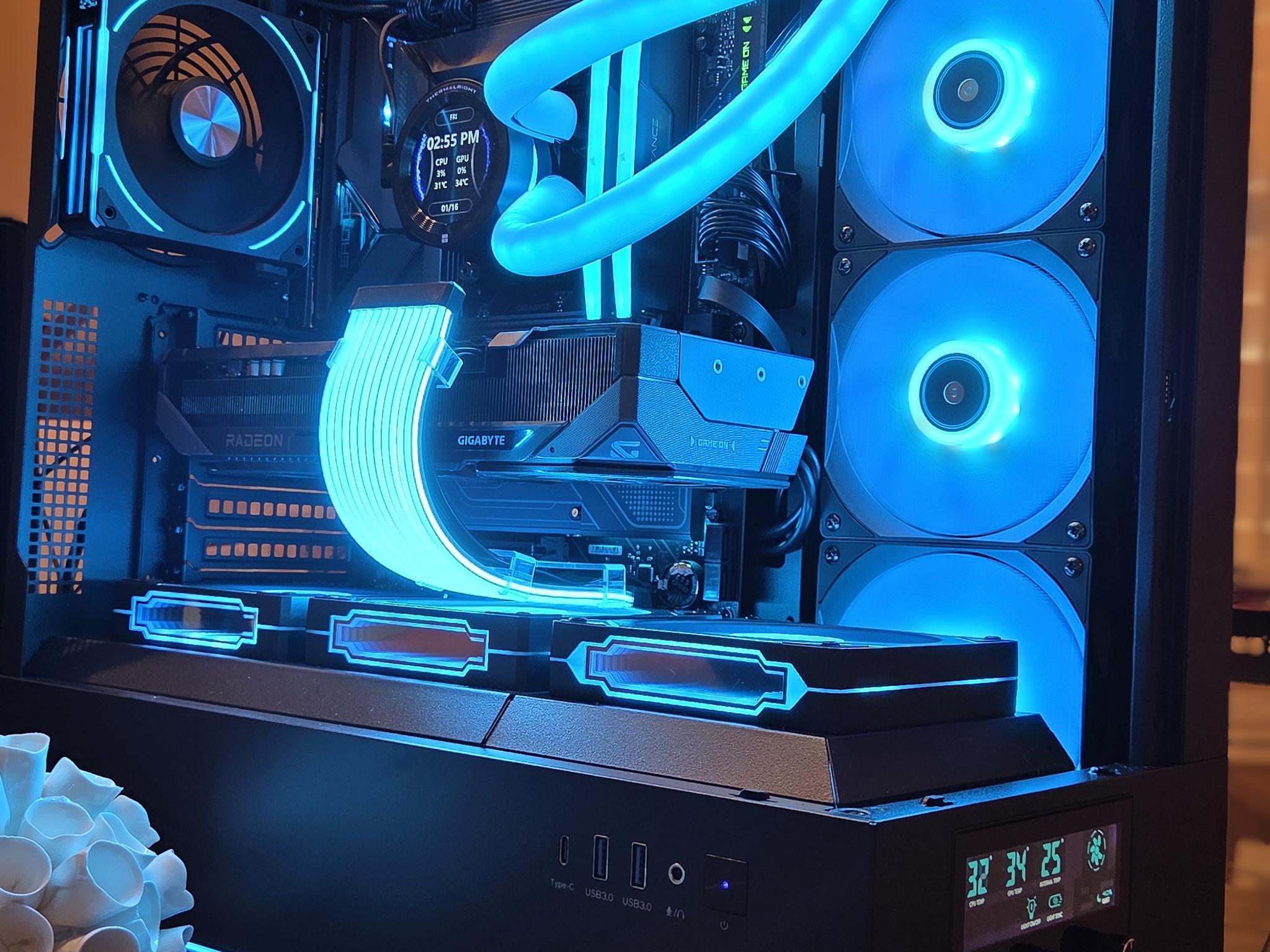 Morpheus! 🌟 | RX 9070 XT Gaming PC | Intel Core Ultra 7 265KF | 32GB DDR5 | 2TB NVMe | LCD Display