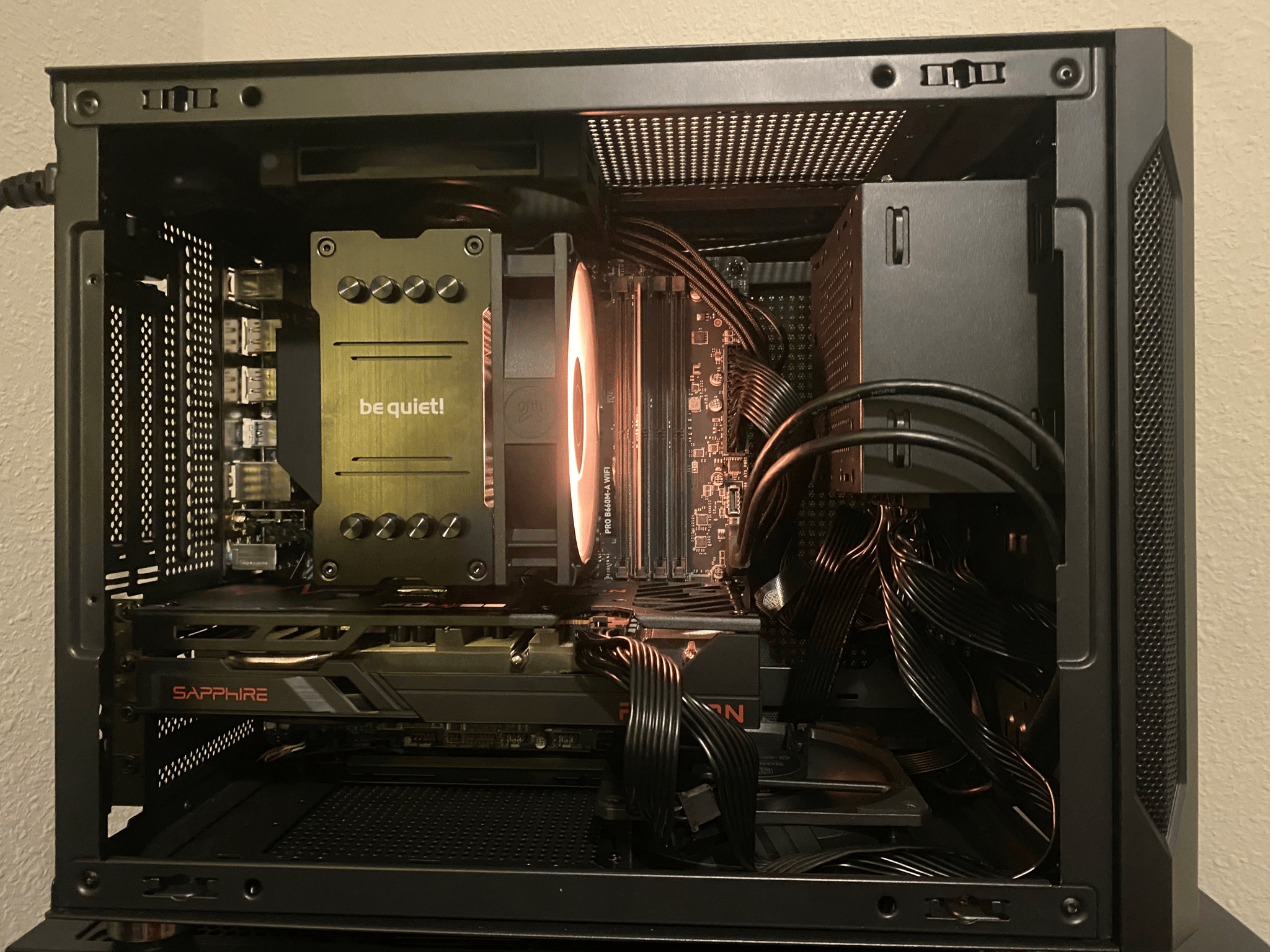 /Obsidian\ Bang for Budget Upgrade Friendly Gaming PC 12100f RX 6600 XT 16gb of DDR5 1TB NVME