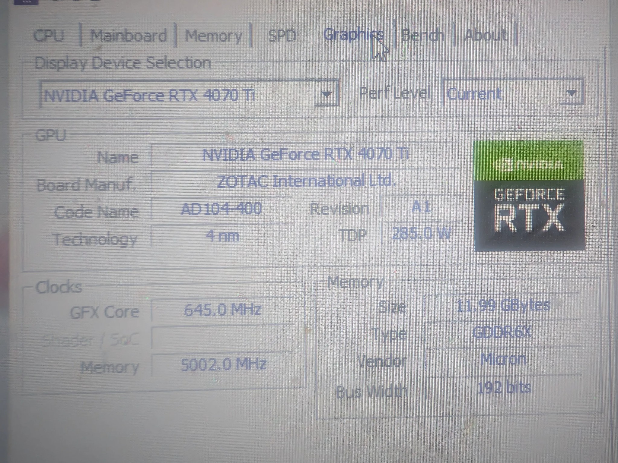ZOTAC GAMING GeForce RTX 4070 Ti Trinity OC