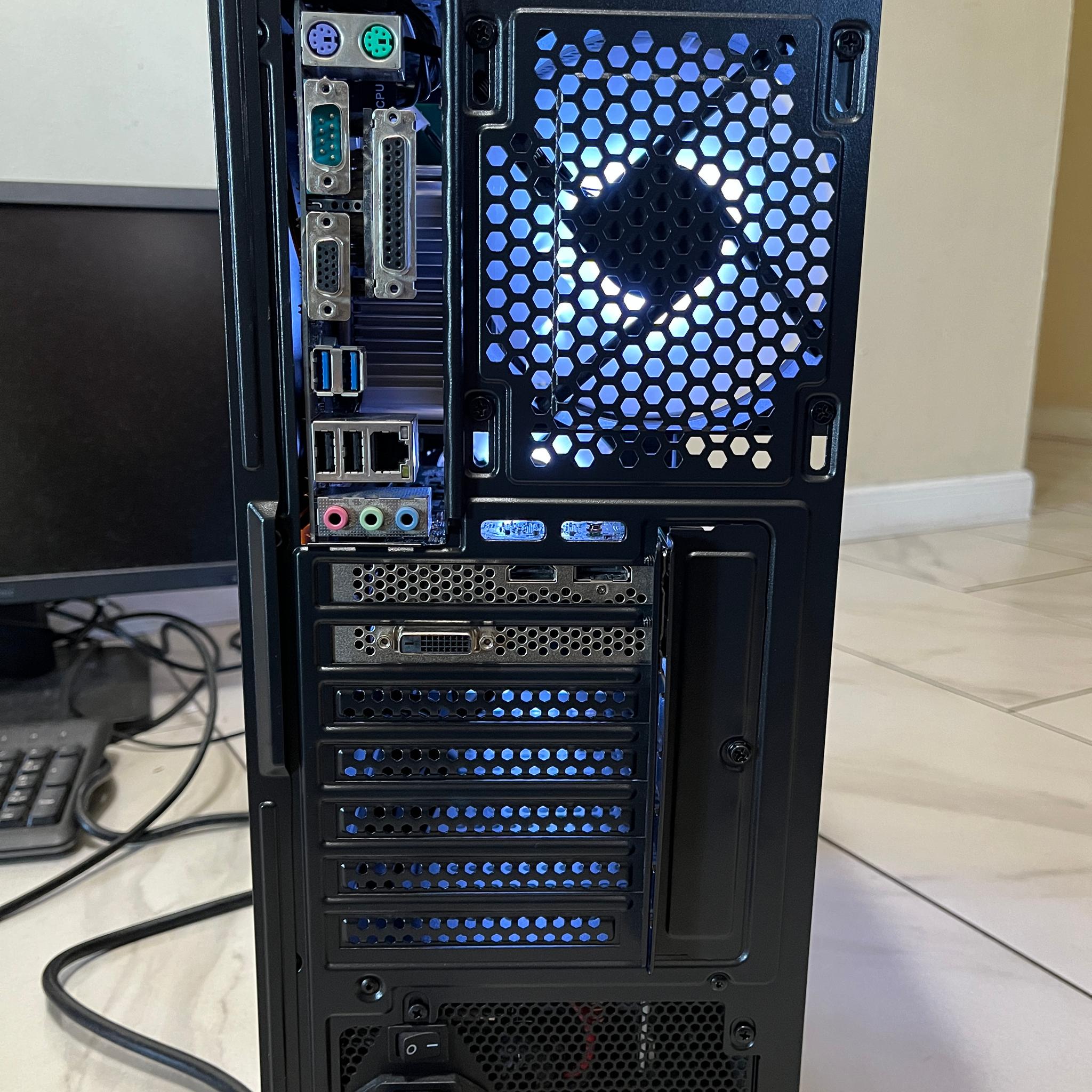 🖥️🔥NVIDIA RTX 2060 Super, Intel i5-7500, 16GB RAM, 870 GB Storage, High Performance RGB Gaming PC