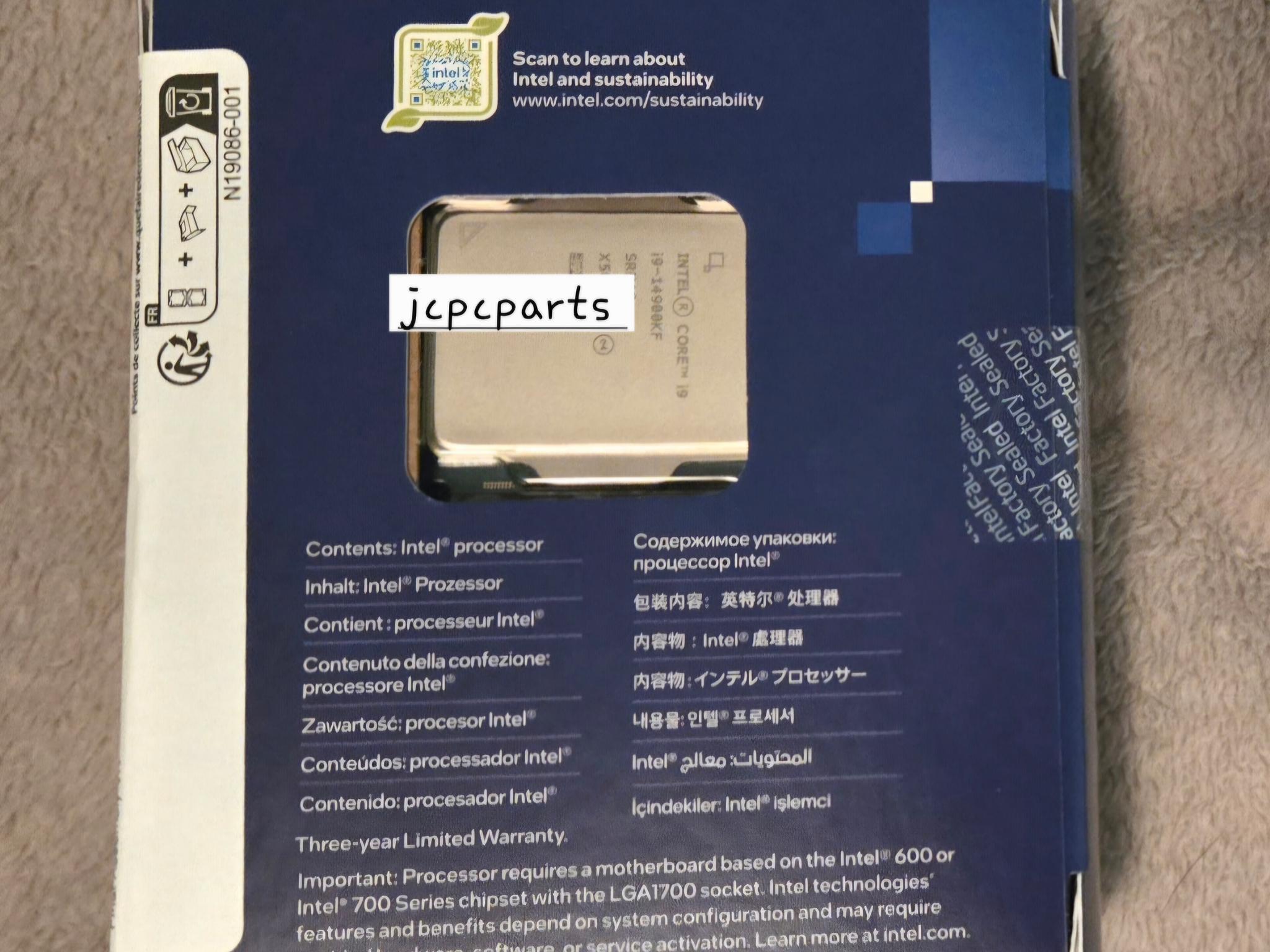 Intel i9 14900KF CPU New Sealed In Box