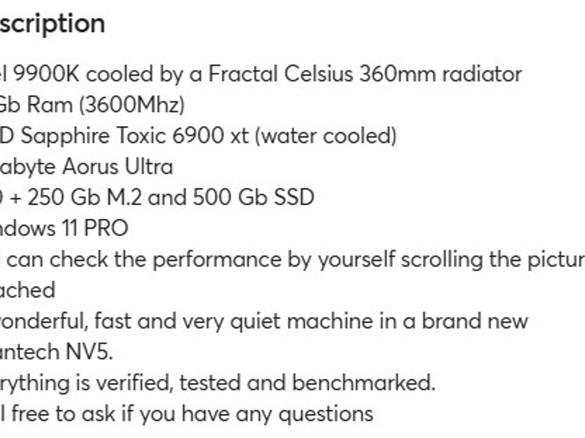 6900xt + 9900k a 1440p Masterpiece