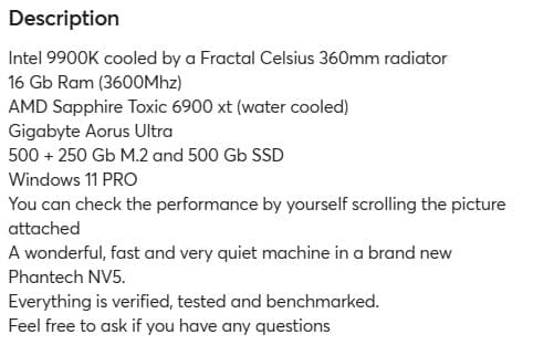 6900xt + 9900k a 1440p Masterpiece