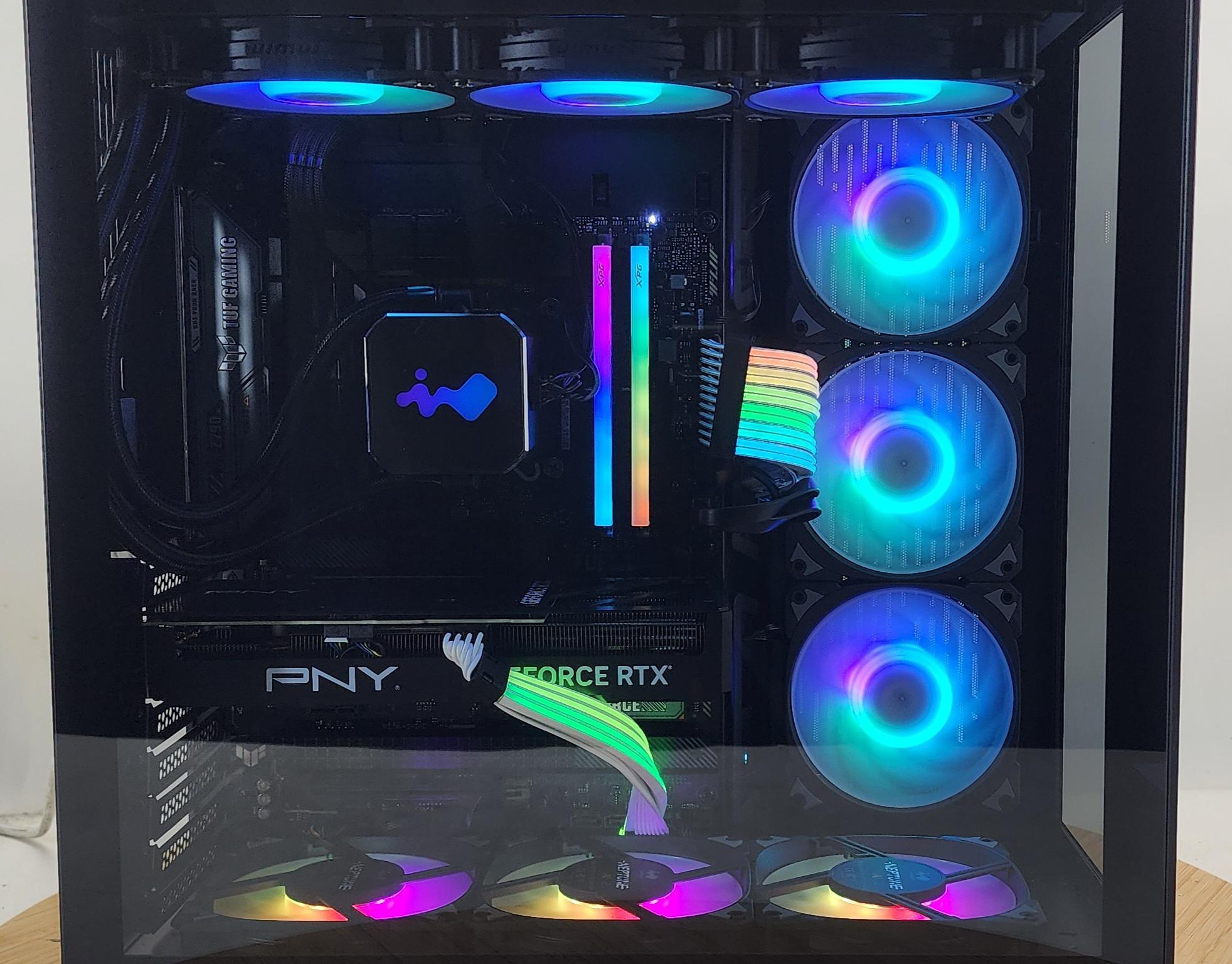 Gaming PC i7-14700KF 32GB RAM 1TB SSD RTX 4070 12GB Windows 11 Computer