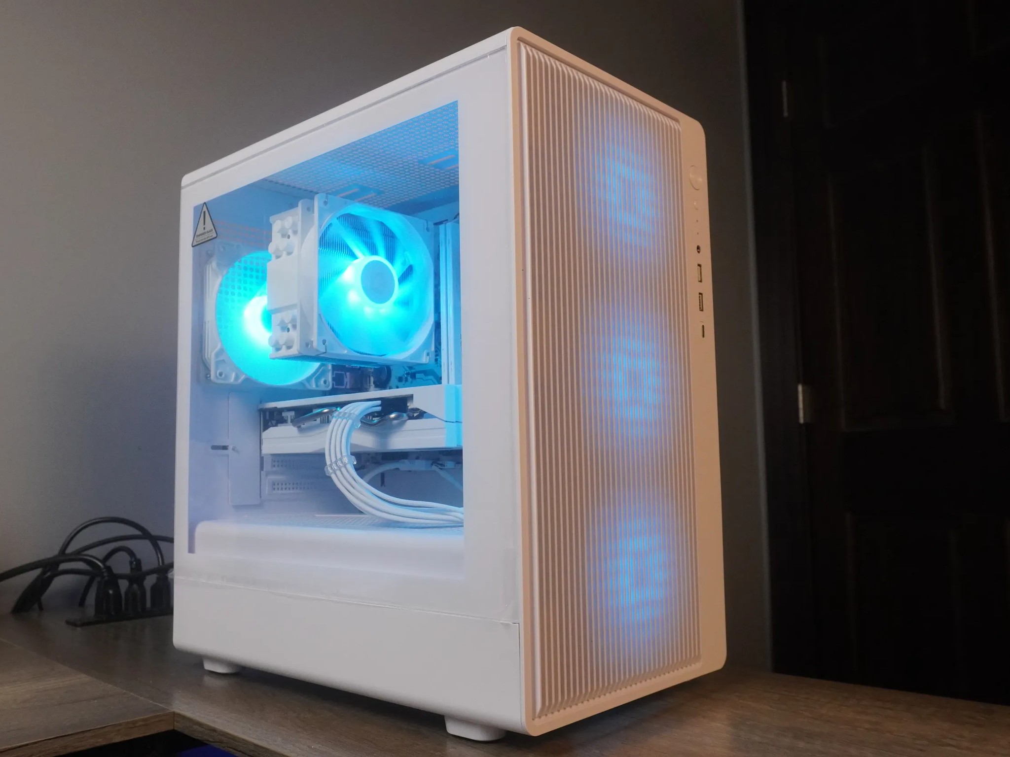 🤍ALL WHITE🤍 Starter GAMING MACHINE 🧡RX 580 2048SP 🧡 Ryzen 5 5500 | 32GB | 1TB...