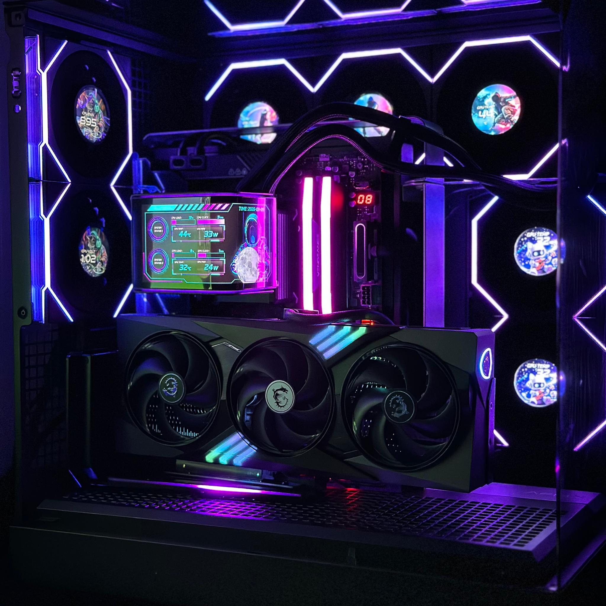 GeForce RTX 5070 Ti Custom Gaming PC - Ryzen 5 7600X3D