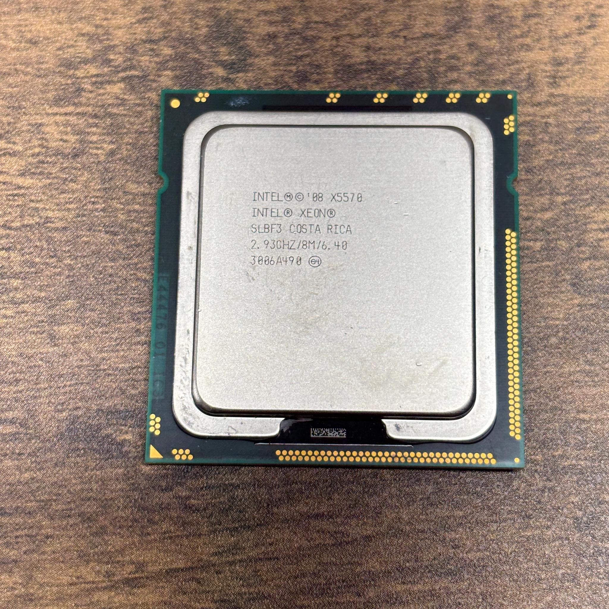 2x Intel Xeon X5570 2.93GHz Quad Core LGA 1366 CPUs – Tested Working