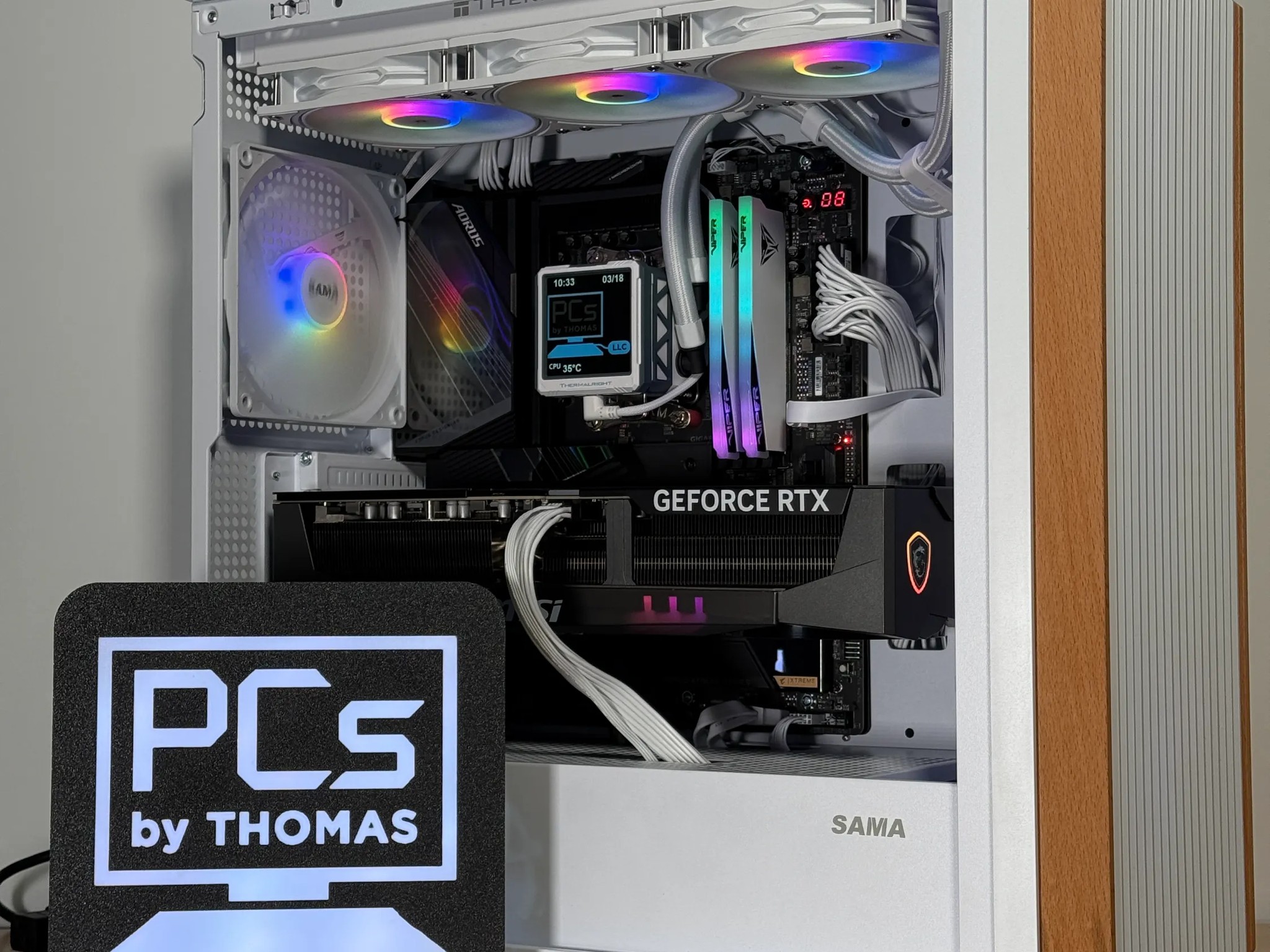 RTX 5090 Workstation/Gaming PC Ryzen 9950x3D 96GB DDR5 4TB NVME