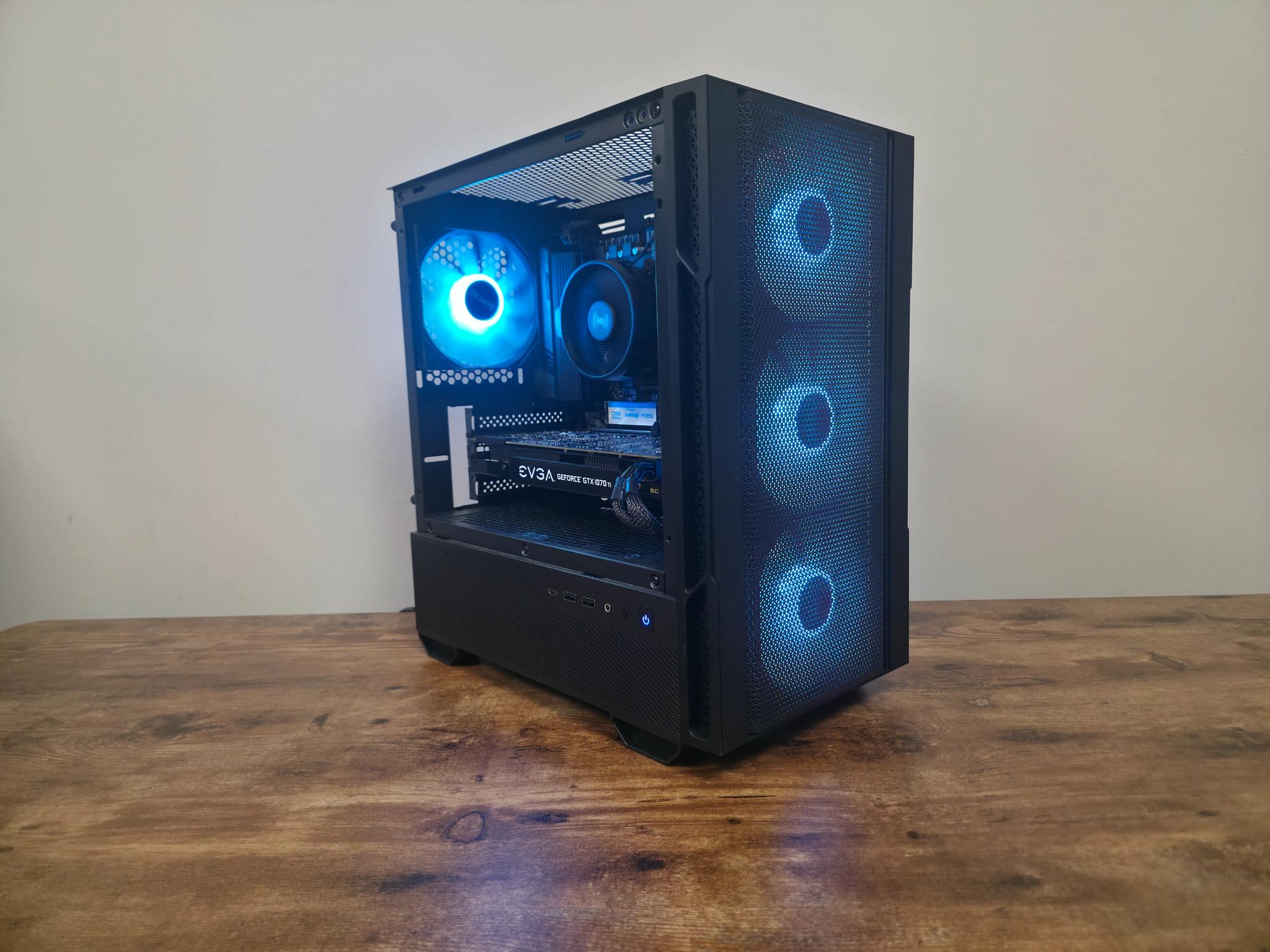 🔥 Budget Gaming PC — Ryzen 5 5500 + GTX 1070 Ti + 16GB RAM 🔥