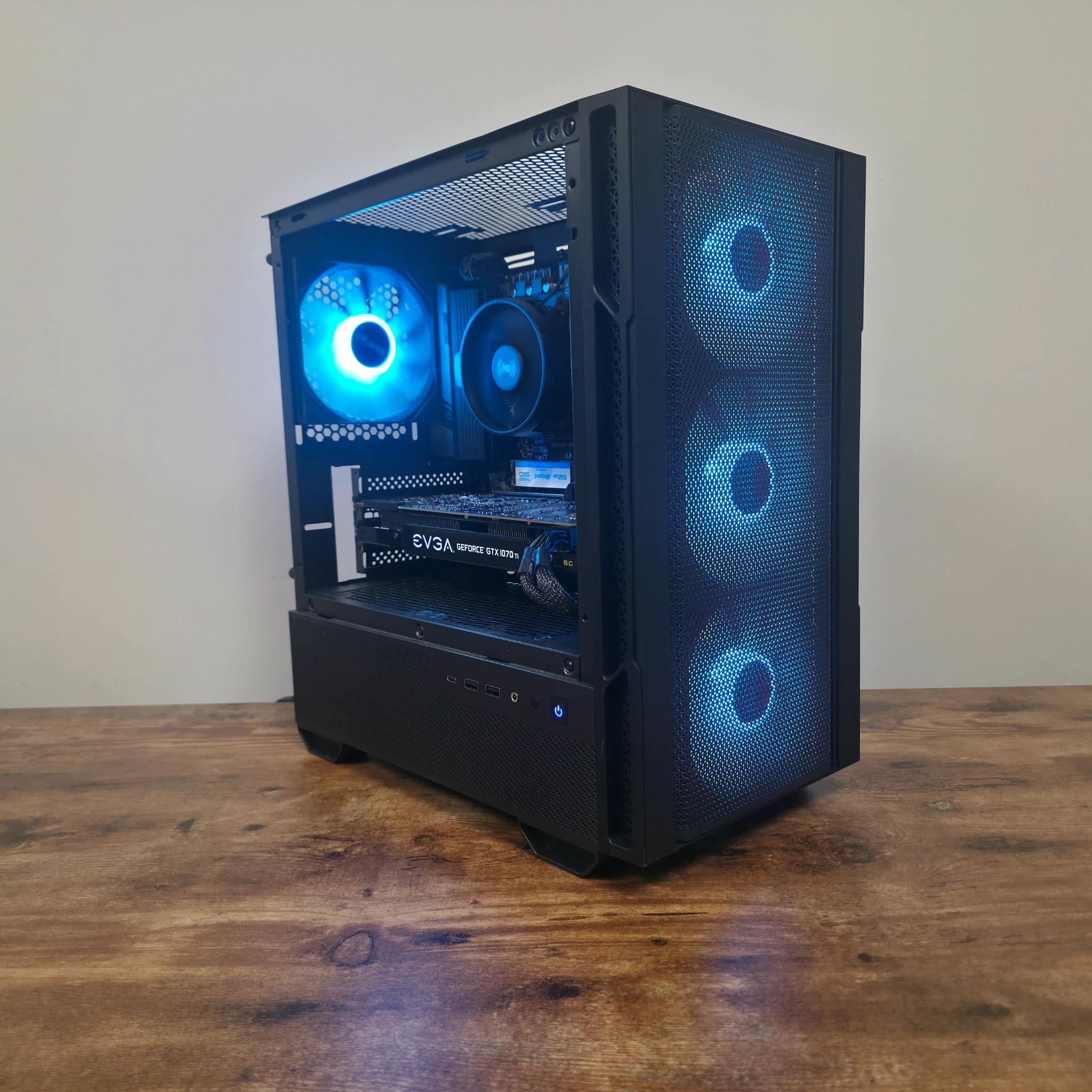 🔥 Budget Gaming PC — Ryzen 5 5500 + GTX 1070 Ti + 16GB RAM 🔥