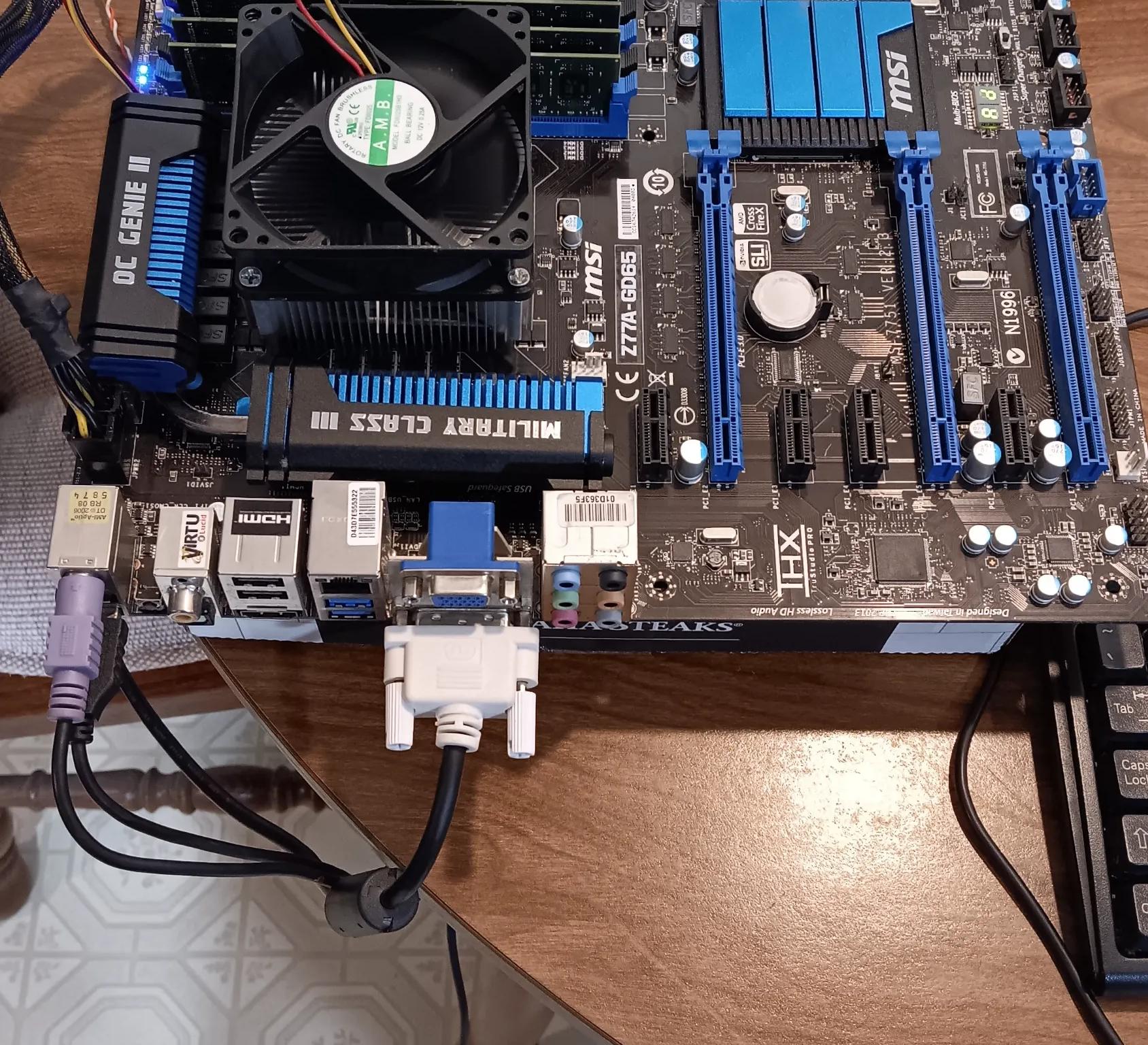 MSI Motherboard - Intel CPU - 16GB RAM Combo