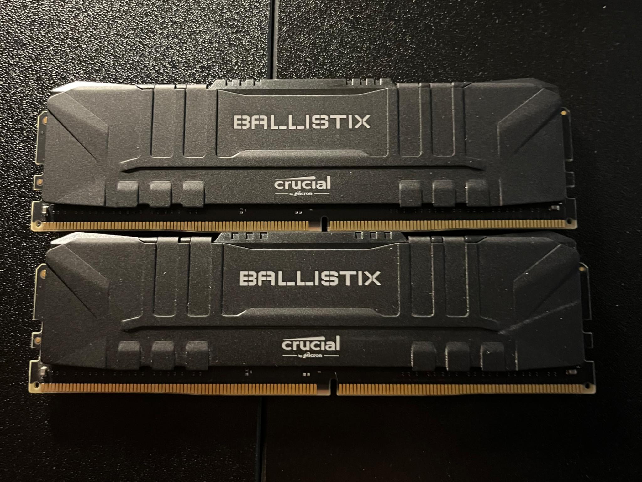 75$ BALLISTIX CRUCIAL DDR4 2x8 16 RAM