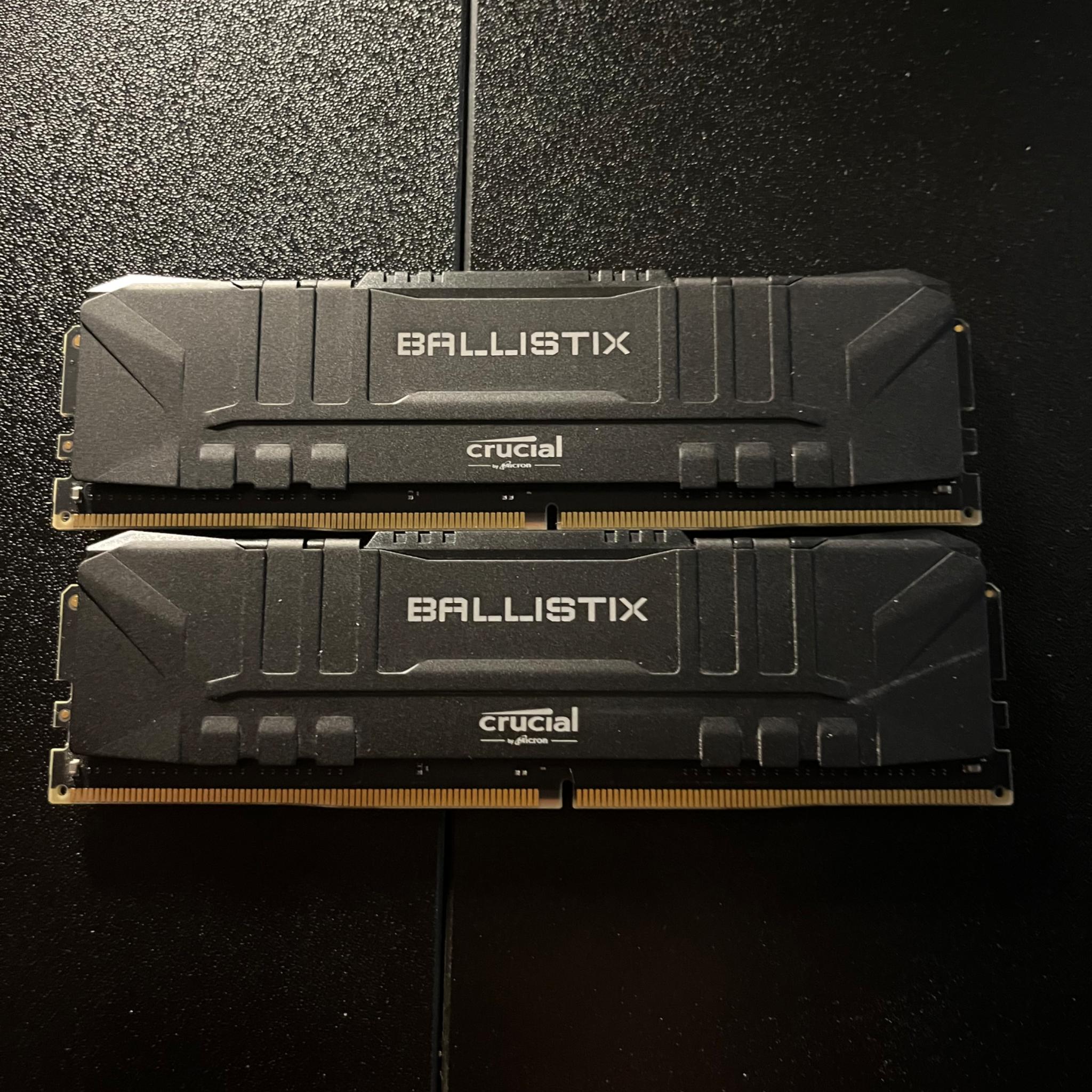 75$ BALLISTIX CRUCIAL DDR4 2x8 16 RAM
