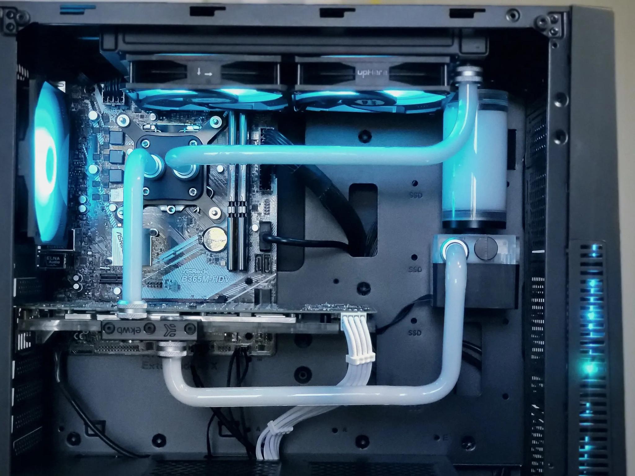 I7 8700/ GTX 1080 Gaming PC Computer Water Cooled 