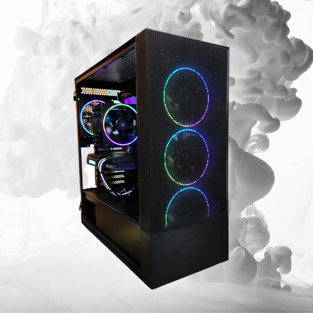 🤵Tuxedo🔲: RTX 3070 | Ryzen 5 5600 | 32GB DDR4 RAM | 1TB SSD | 7 Fans | Black and White RGB PC