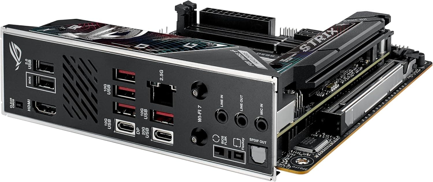ASUS ROG STRIX B850-I GAMING WIFI AMD B850 AM5 DDR5 Mini-ITX Desktop Motherboard