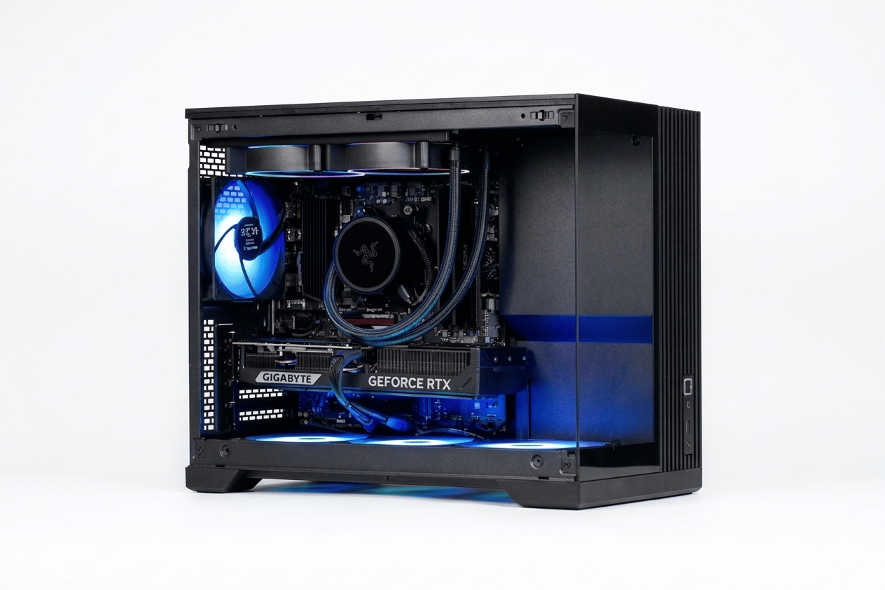 EXT View 70X Pro - Ryzen 5 7500X3D, RTX 5070 12GB, 32GB DDR5 Ram, 1TB SSD