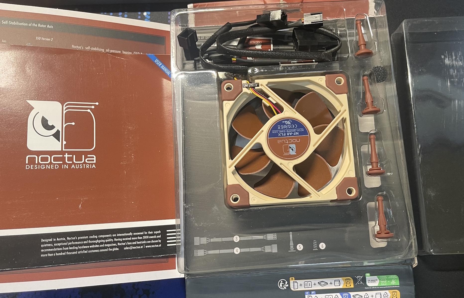 Pair (2x) Noctua NF-A8 FLX 80mm Premium - Open Boxes