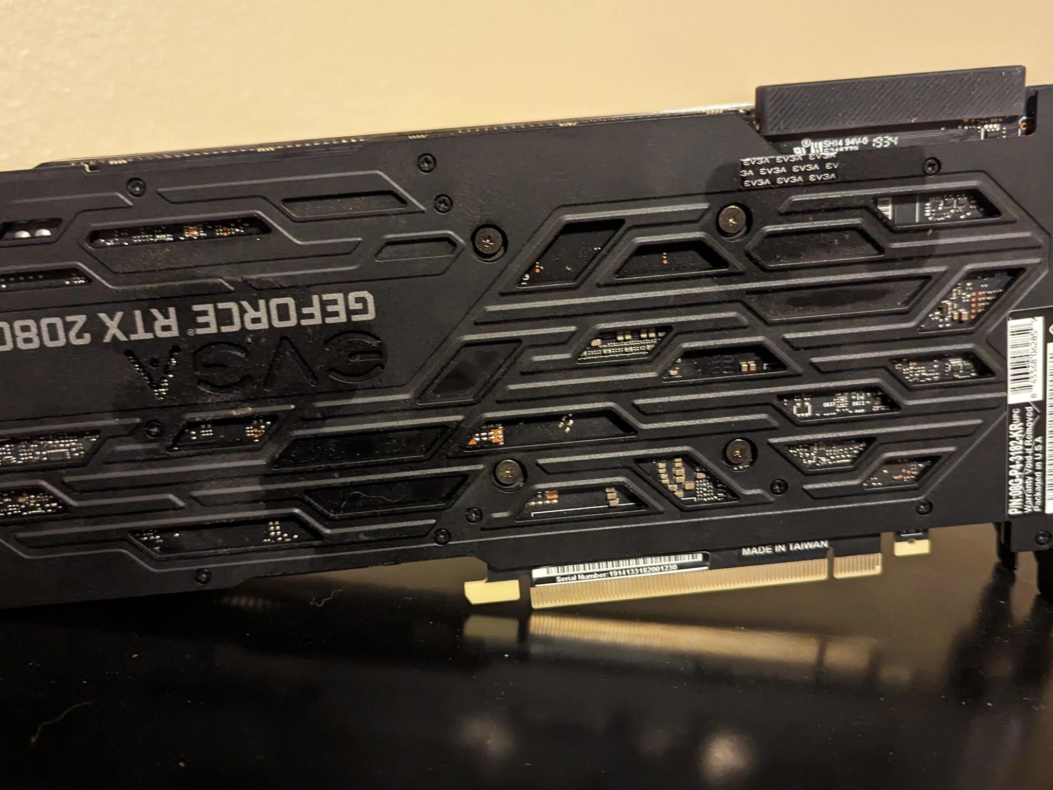 EVGA NVIDIA GeForce RTX 2080 SUPER XC Ultra 8GB GDDR6 GPU 08G-P4-3183-KR